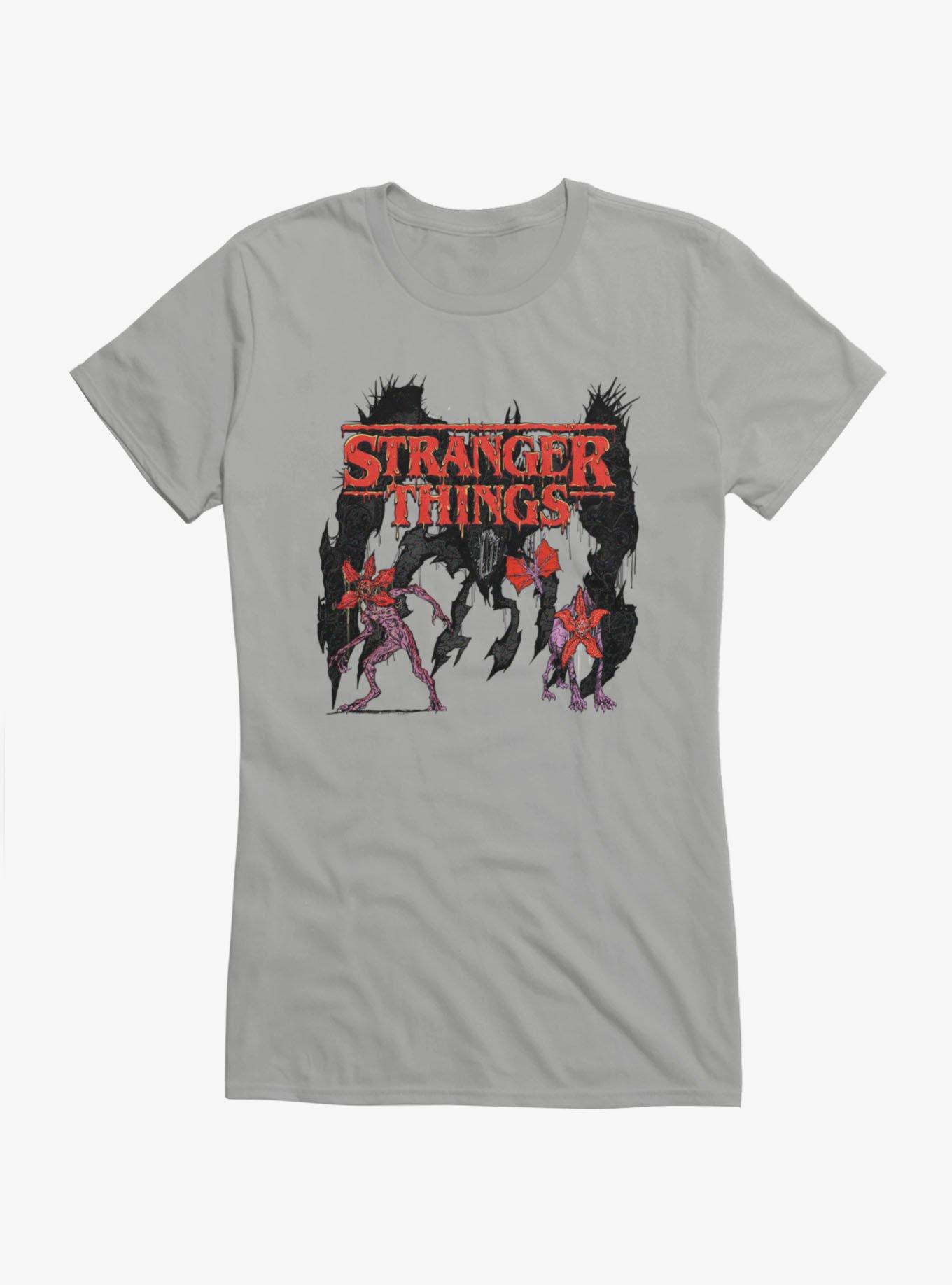 Stranger Things Melting Logo Demogorgons Girls T-Shirt, , hi-res