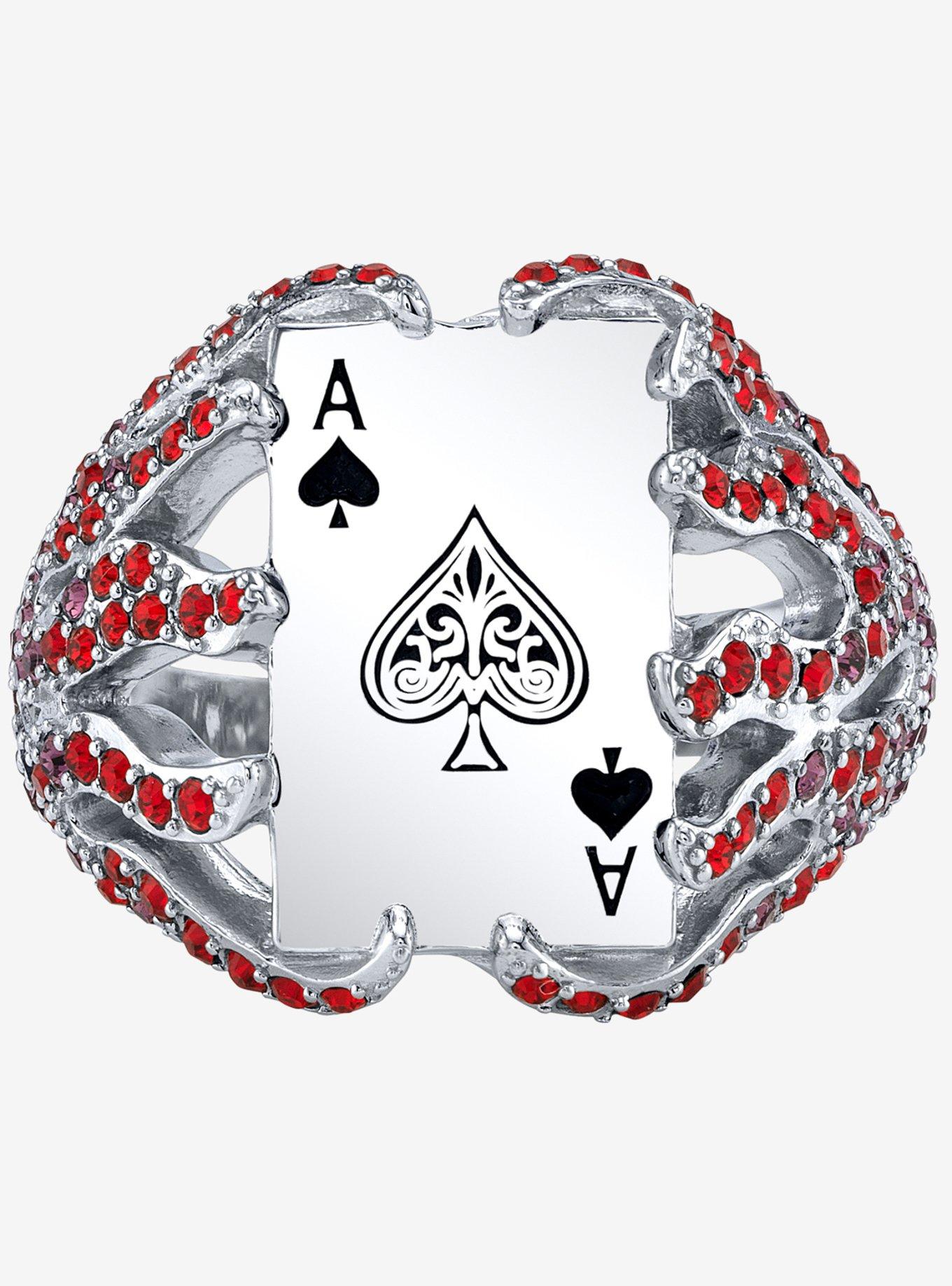 Marvel X Rocklove X-Men Gambit Spinning Card Ring, , hi-res
