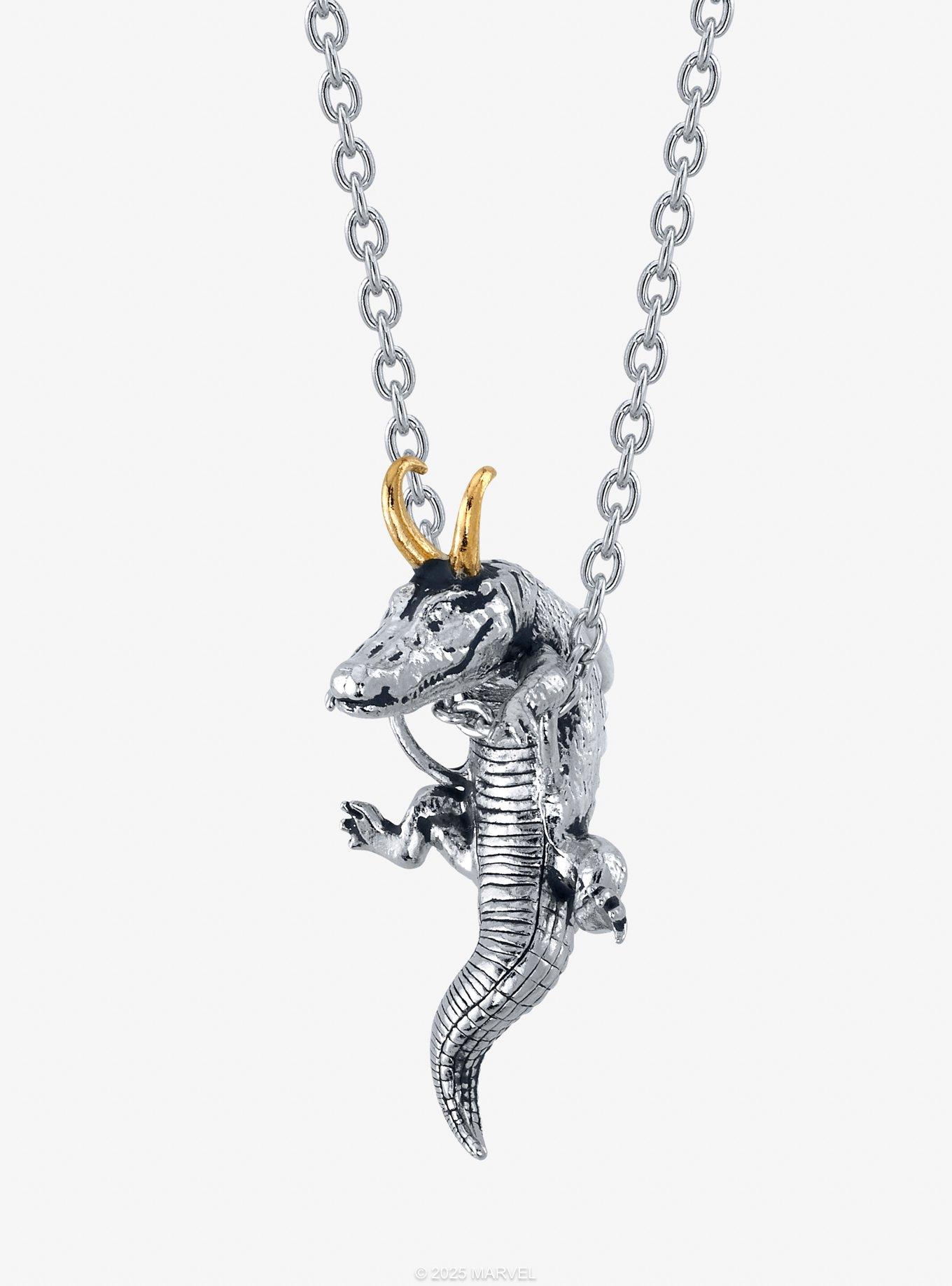 Marvel X Rocklove Loki Alligator Loki Necklace, , hi-res