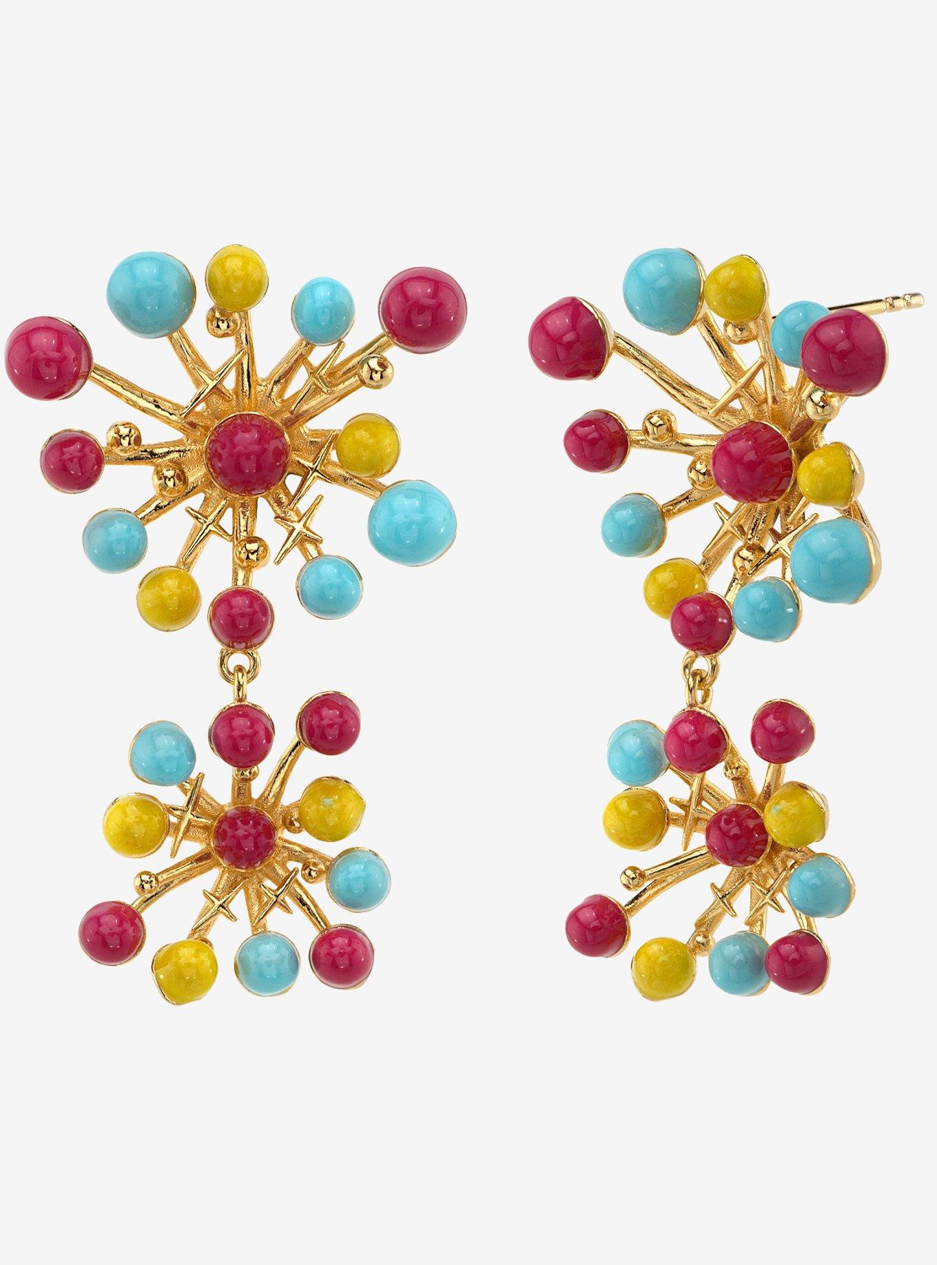 Marvel X Rocklove X-Men Jubilee Fireworks Earrings, , hi-res
