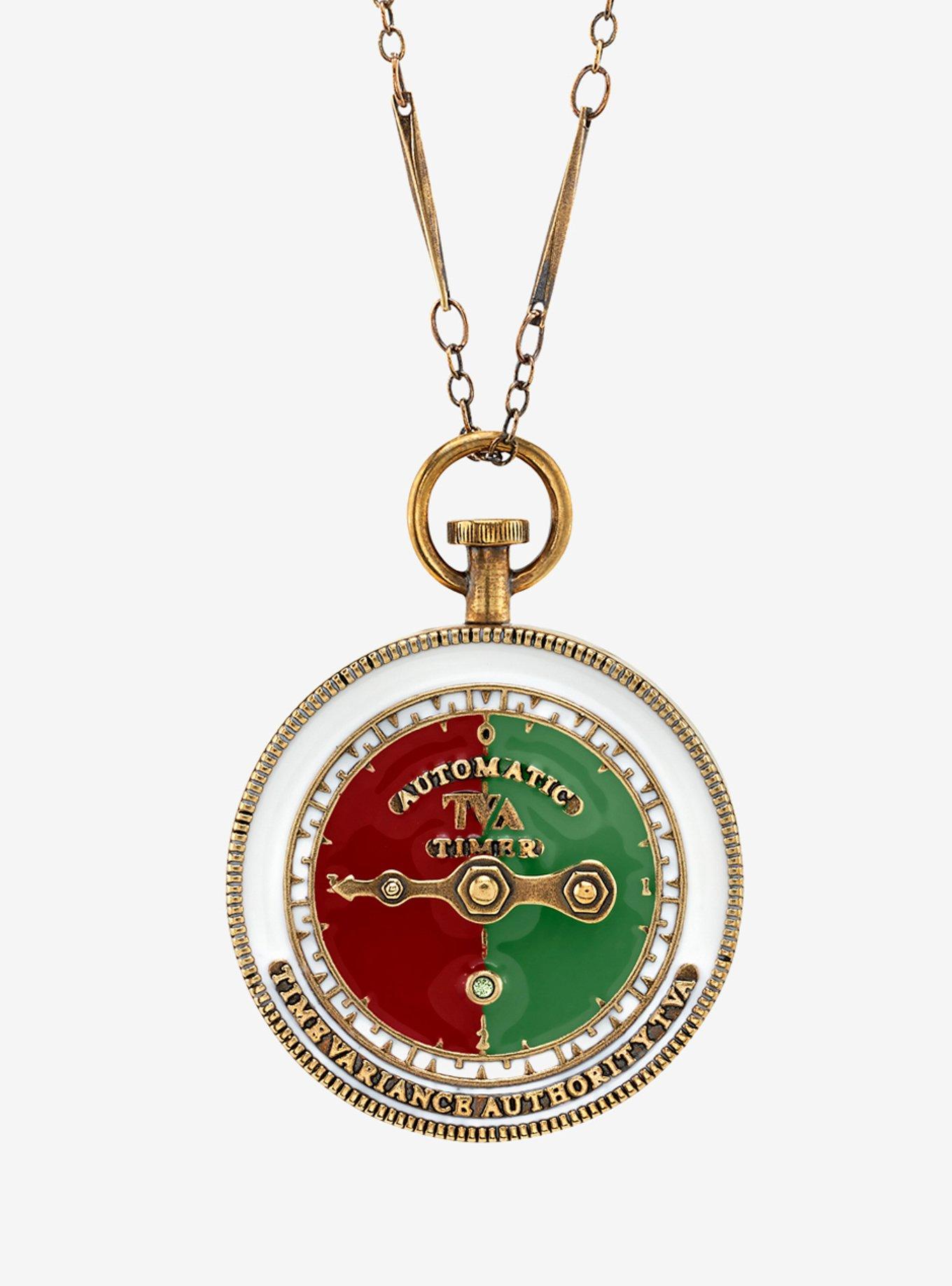 Marvel X Rocklove Marvel Studios Loki Tva Stopwatch Necklace, , hi-res