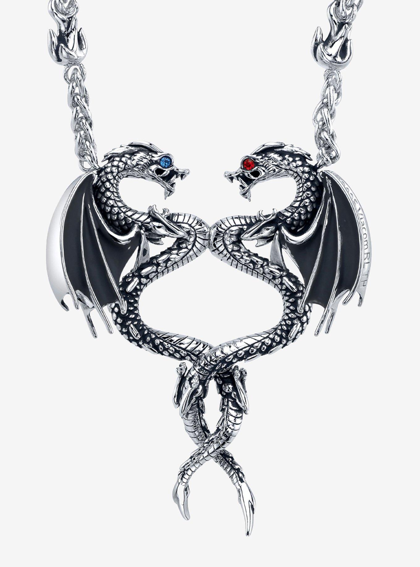Avatar The Last Airbender X Rocklove Dancing Dragon Necklace, , hi-res