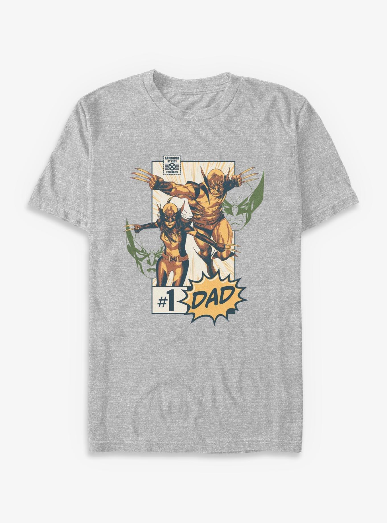 Marvel Wolverine & X-23 Claws Out For Dad T-Shirt, , hi-res