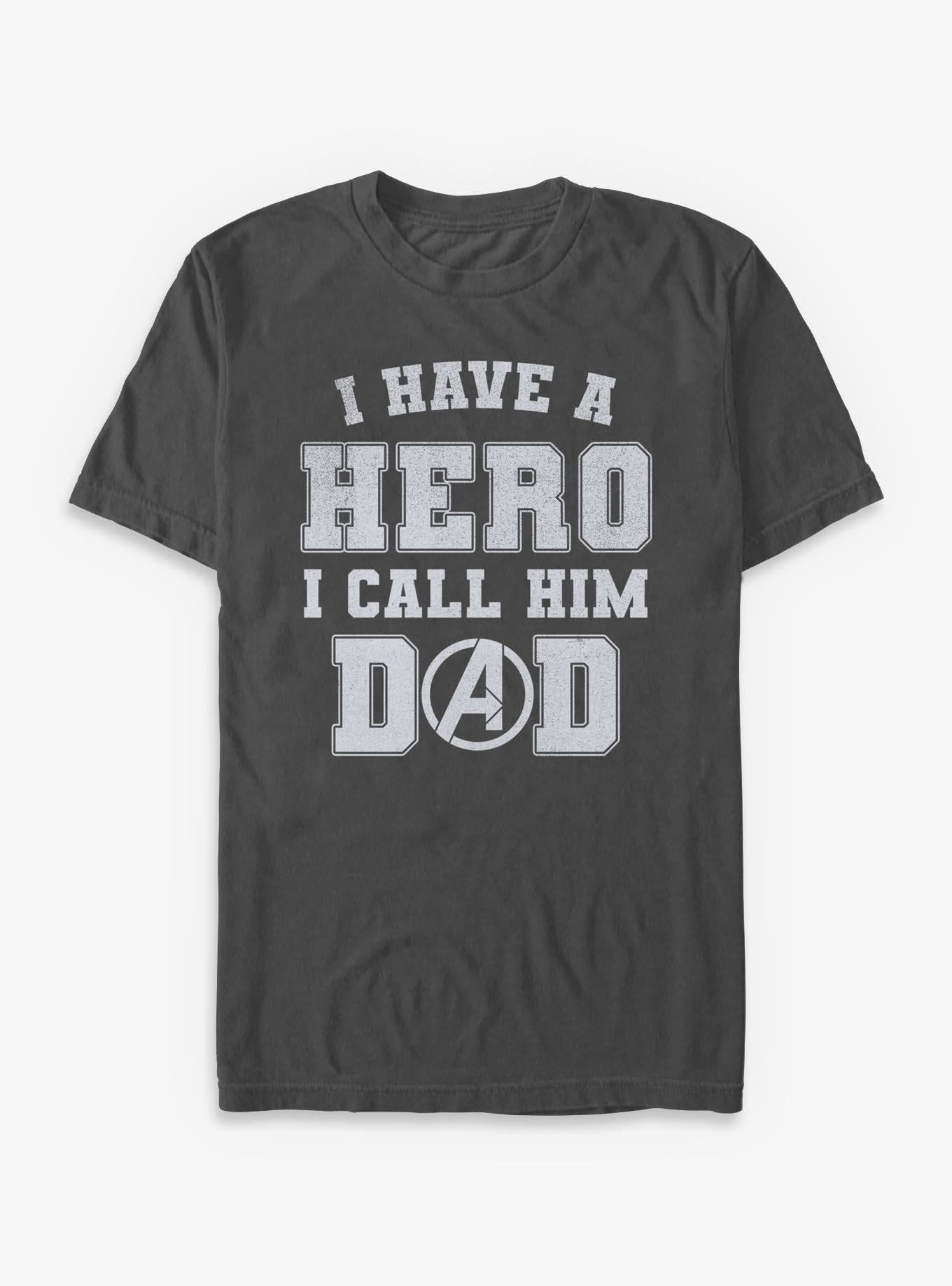 Marvel Avengers Dad Is My Hero T-Shirt, , hi-res