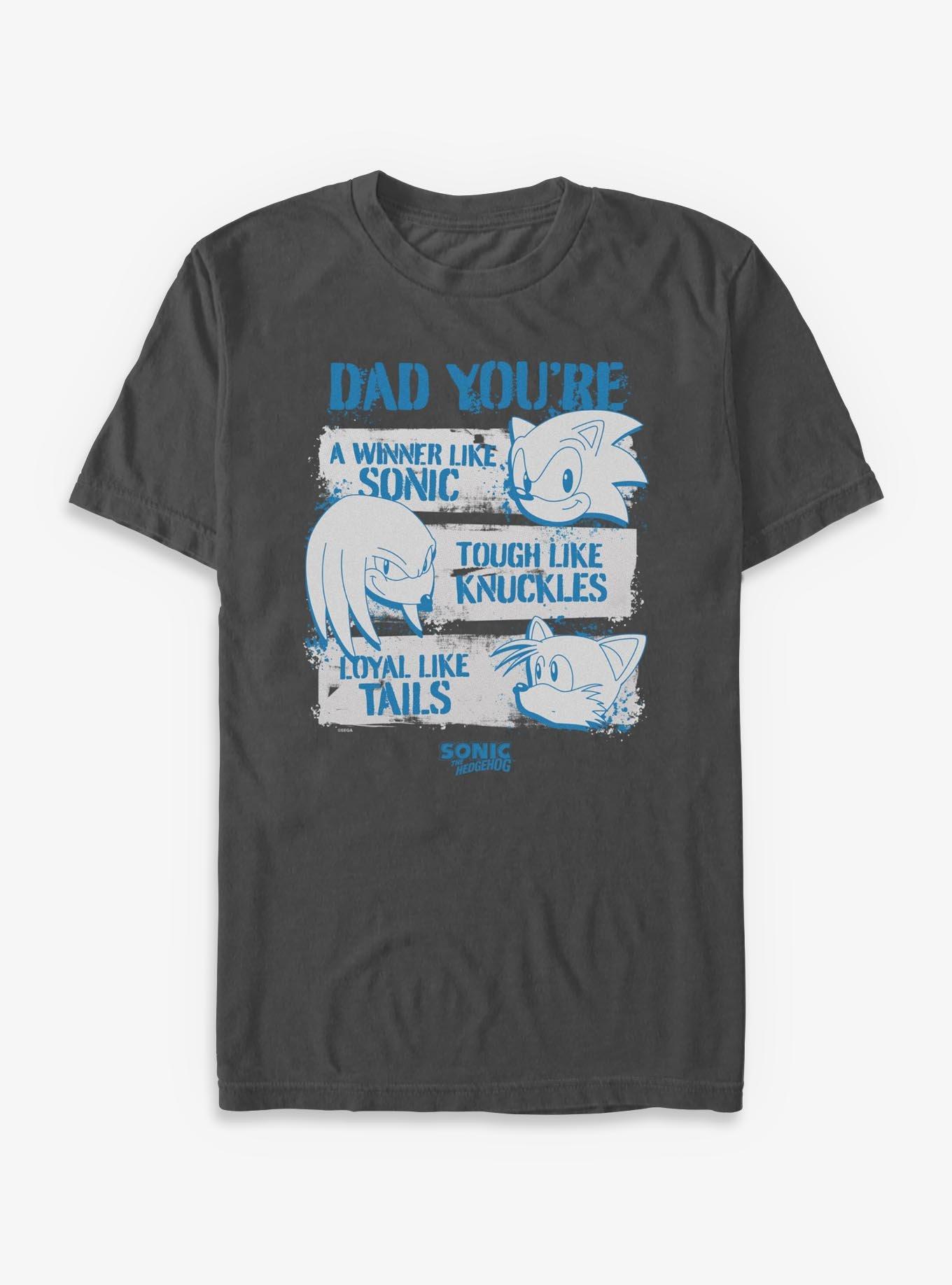 Sonic The Hedgehog Dad Attributes T-Shirt, , hi-res