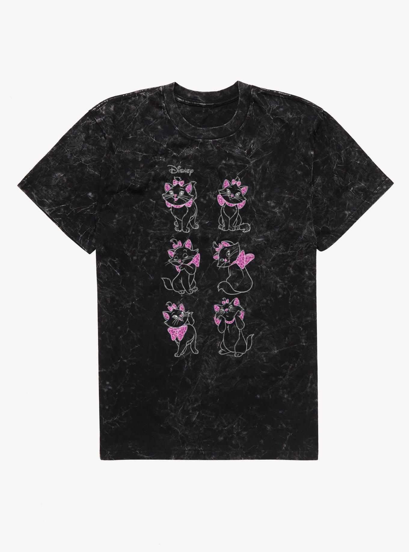 Disney The Aristocats Marie Pink Leopard Color Pop Mineral Wash T-Shirt, , hi-res