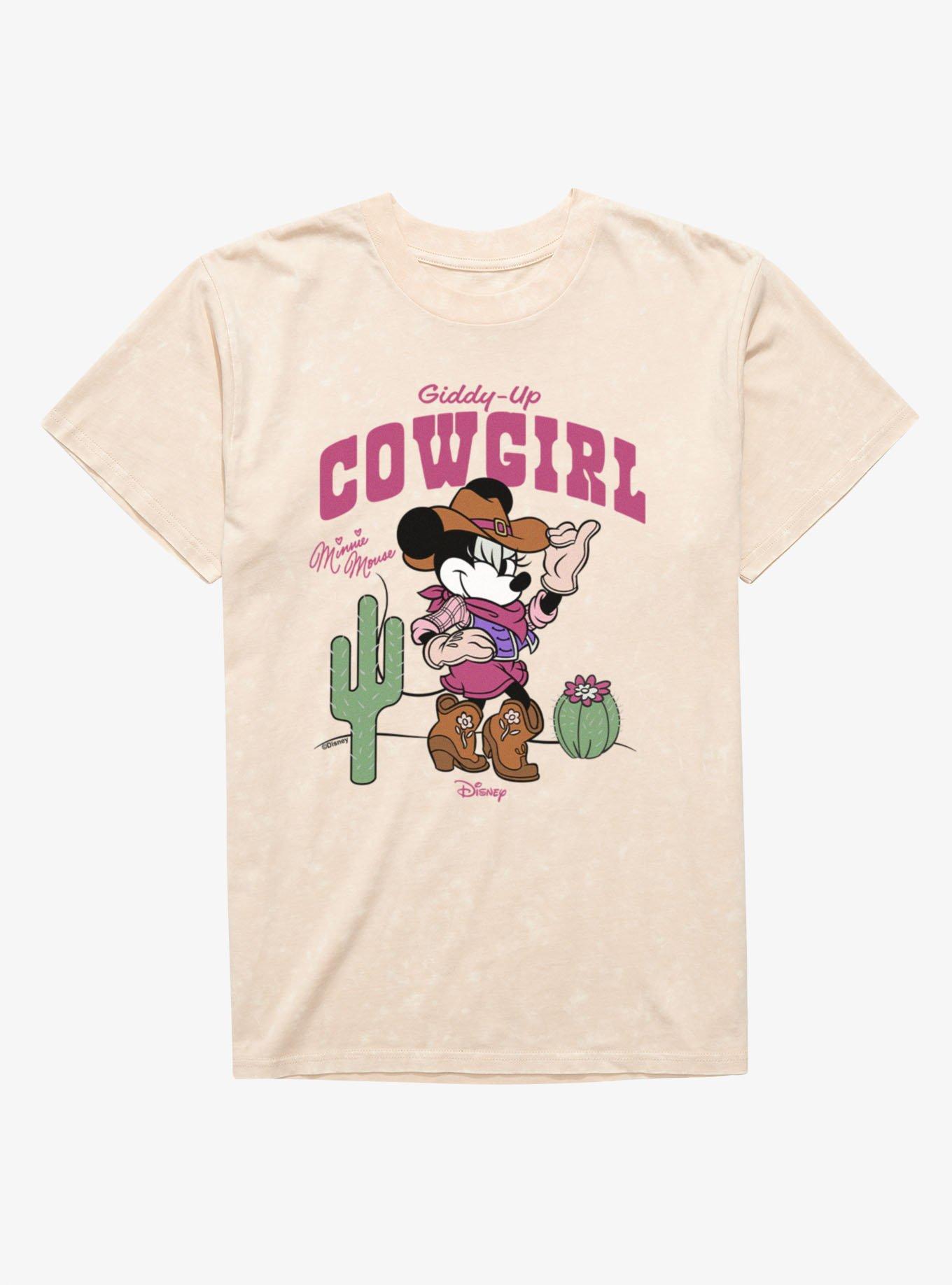 Disney Minnie Mouse Giddy Up Cowgirl Desert Mineral Wash T-Shirt, , hi-res