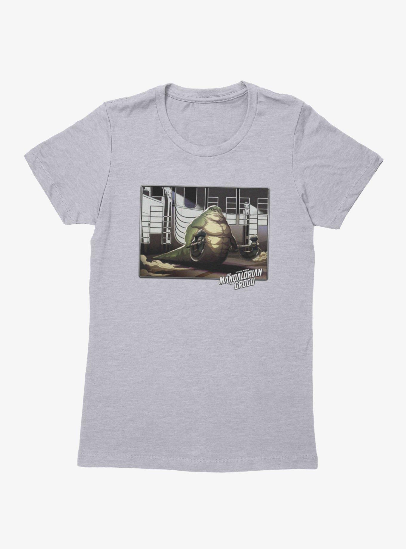 Star Wars The Mandalorian And Grogu Rotta Hutt To Battle Womens T-Shirt