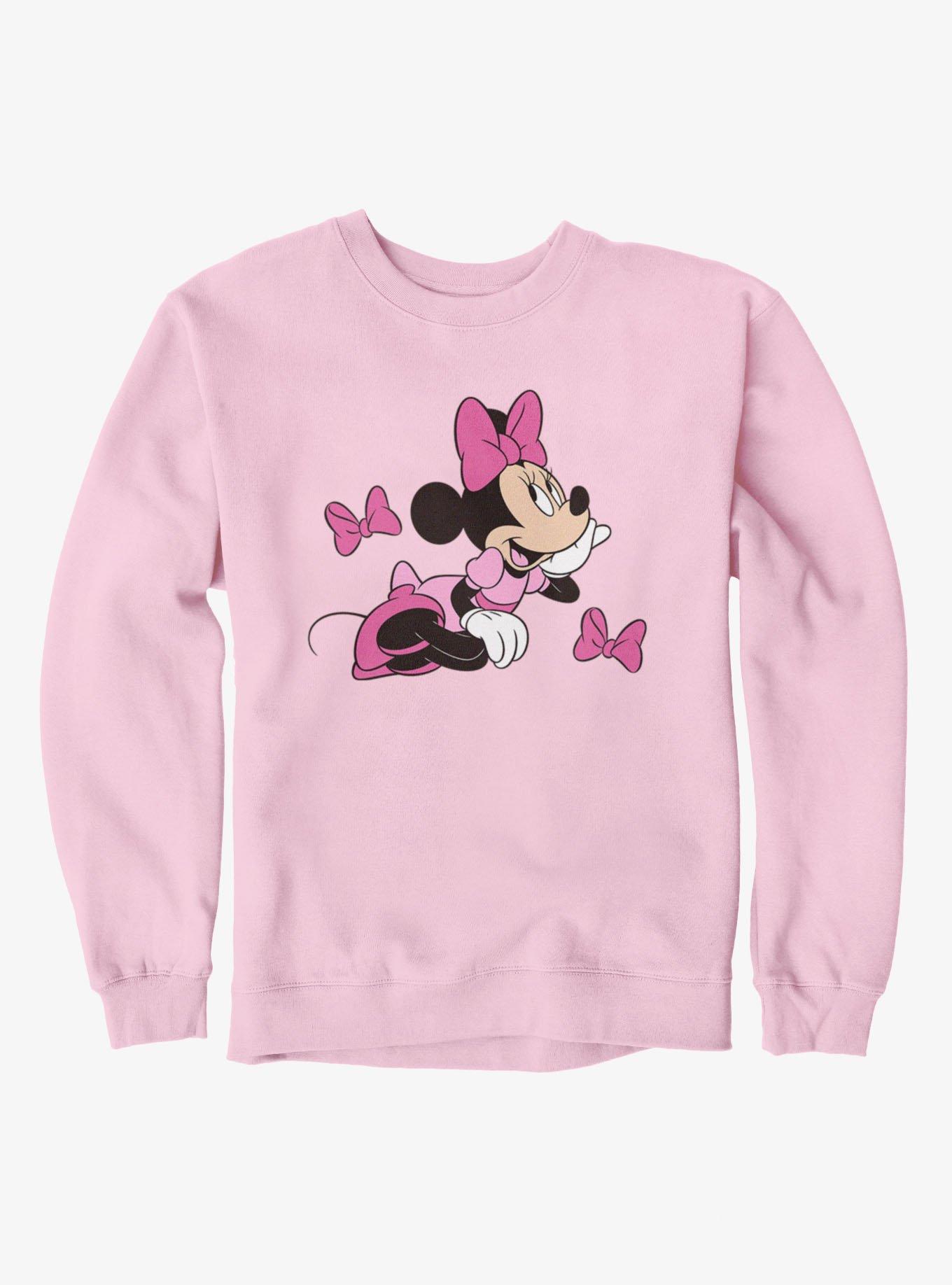 Disney Minnie Mouse Pink Bow Dreamer Sweatshirt, , hi-res