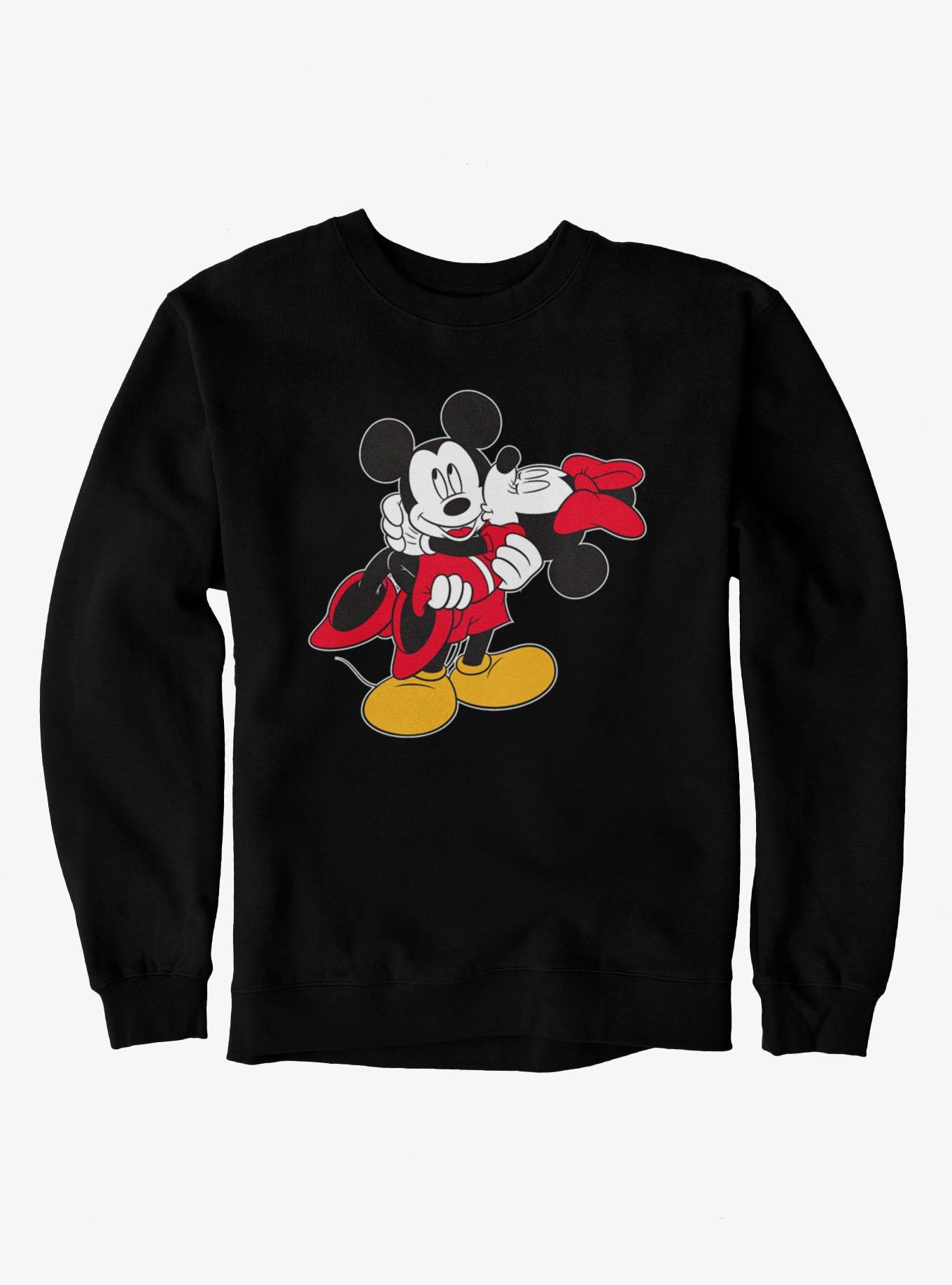 Disney Mickey Mouse Carrying Kiss Minnie Sweatshirt