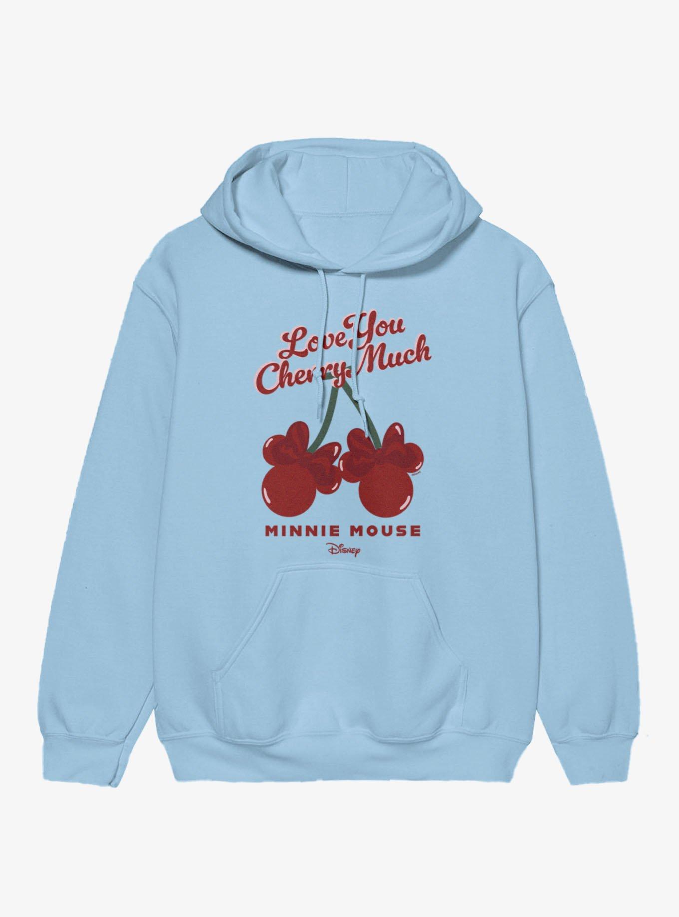 Disney Minnie Mouse Love You Cherry Much Hoodie, , hi-res