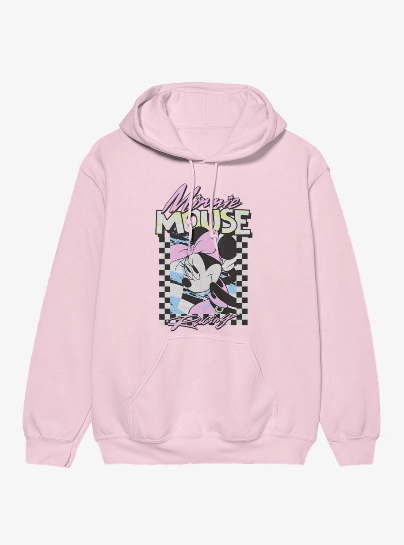 Disney Minnie Mouse Racing Checkered Frame Hoodie, , hi-res