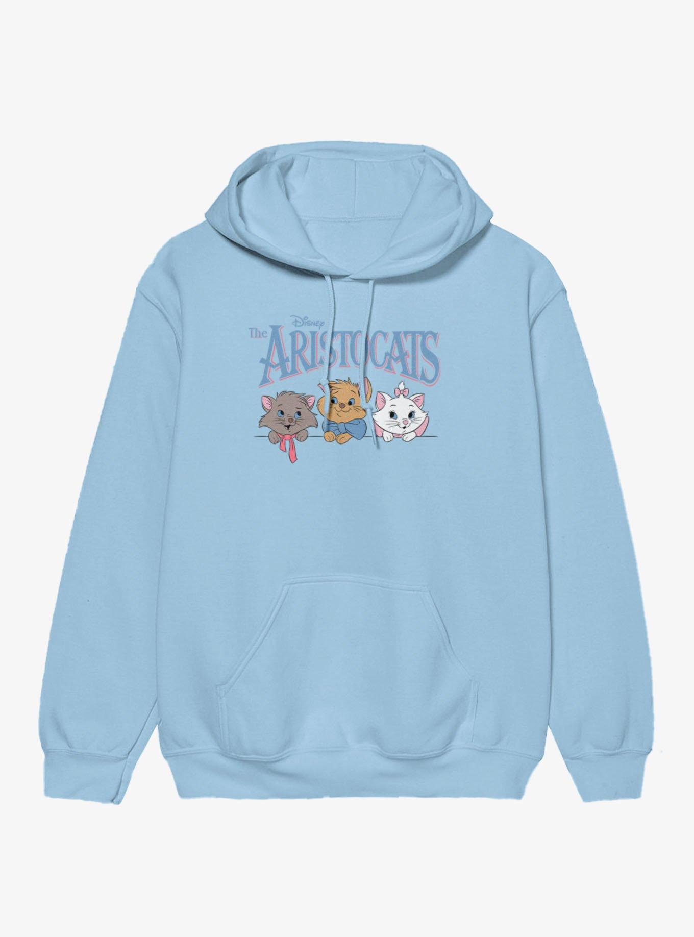 Disney The Aristocats Logo Kitten Face Lineup Hoodie, , hi-res