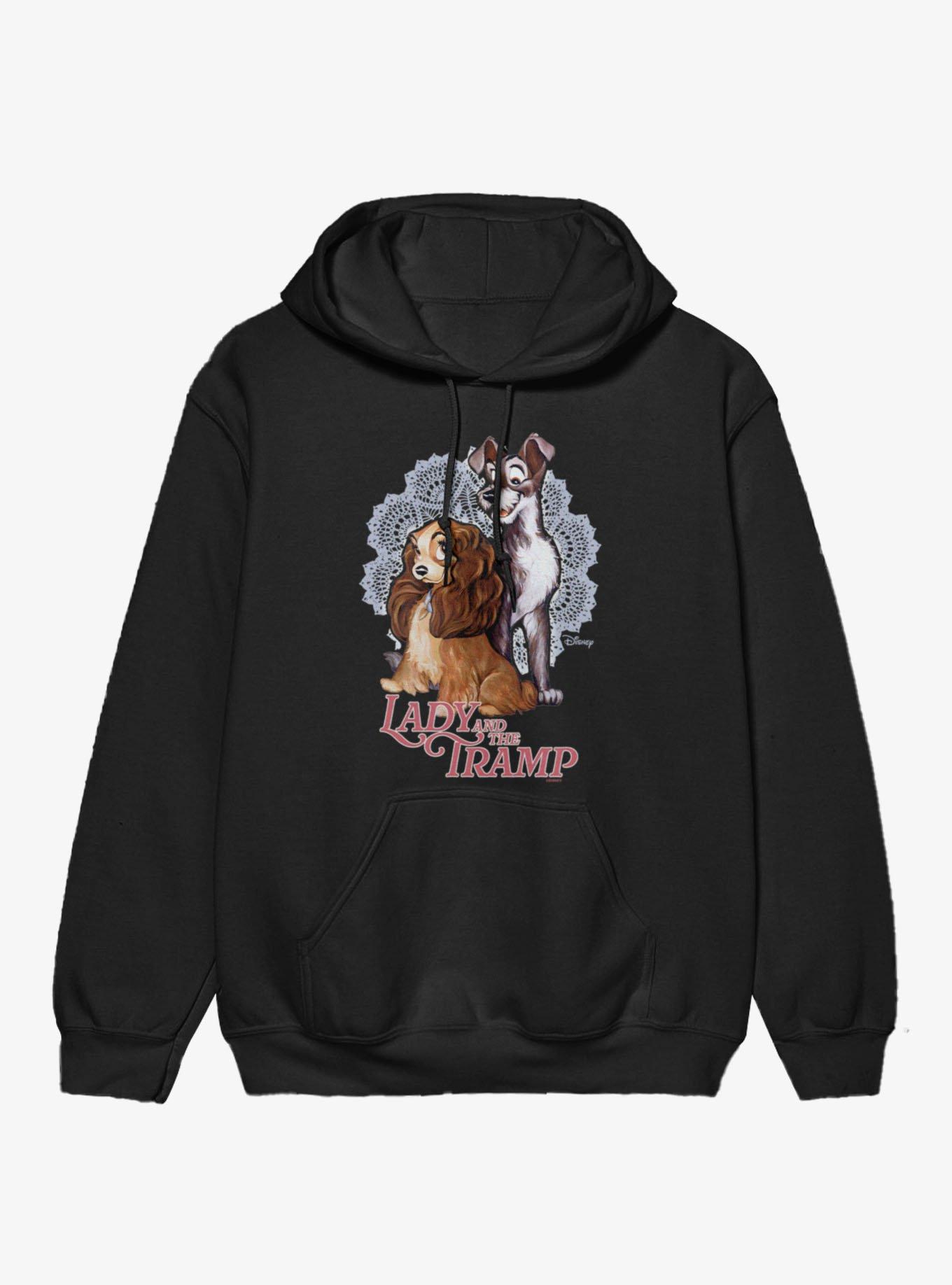Disney Lady And The Tramp Doily Couple Hoodie, , hi-res