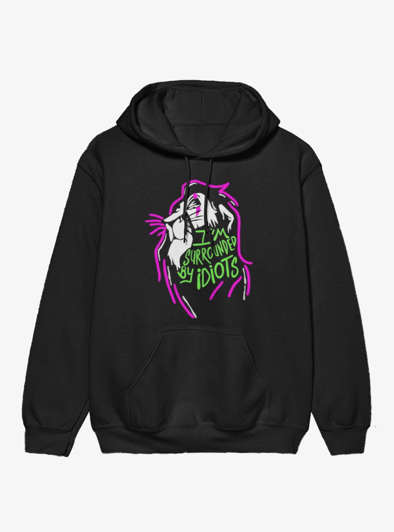 Disney The Lion King I'm Surrounded By Idiots Scar Hoodie, , hi-res