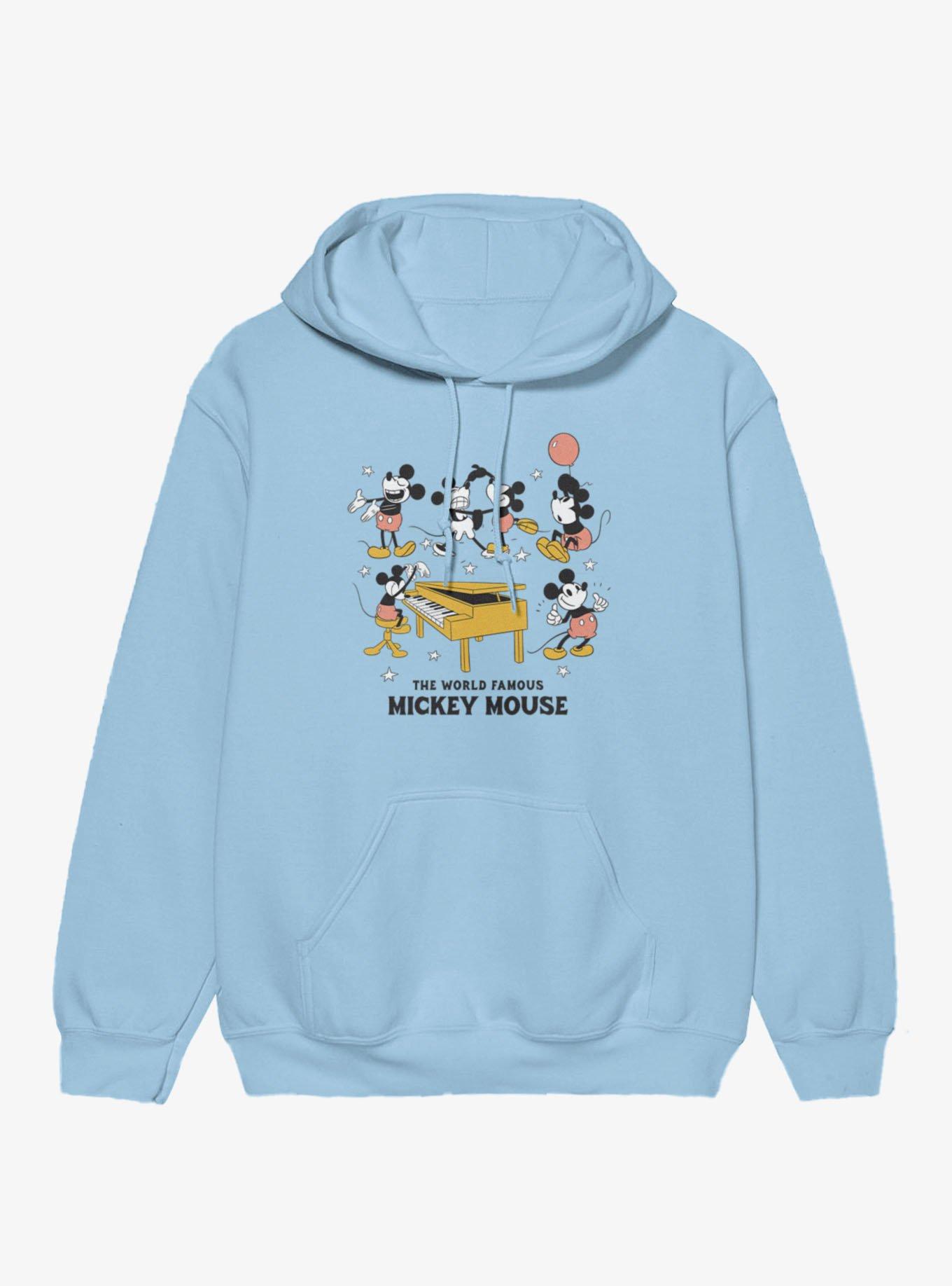 Disney Mickey Mouse The World Famous Vintage Fun Hoodie