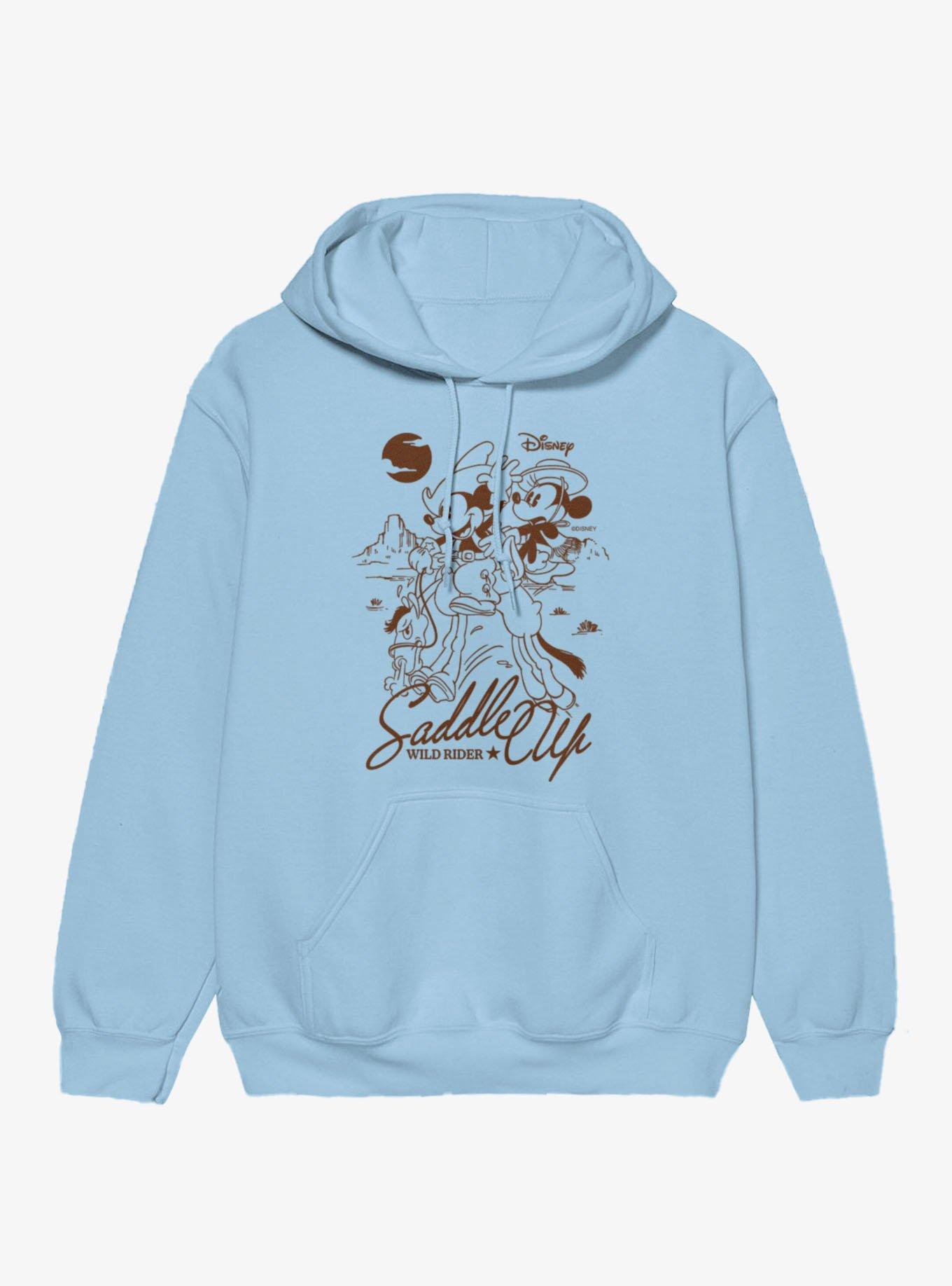 Disney Mickey Mouse Saddle Up Wild Ride Line Art Hoodie, , hi-res