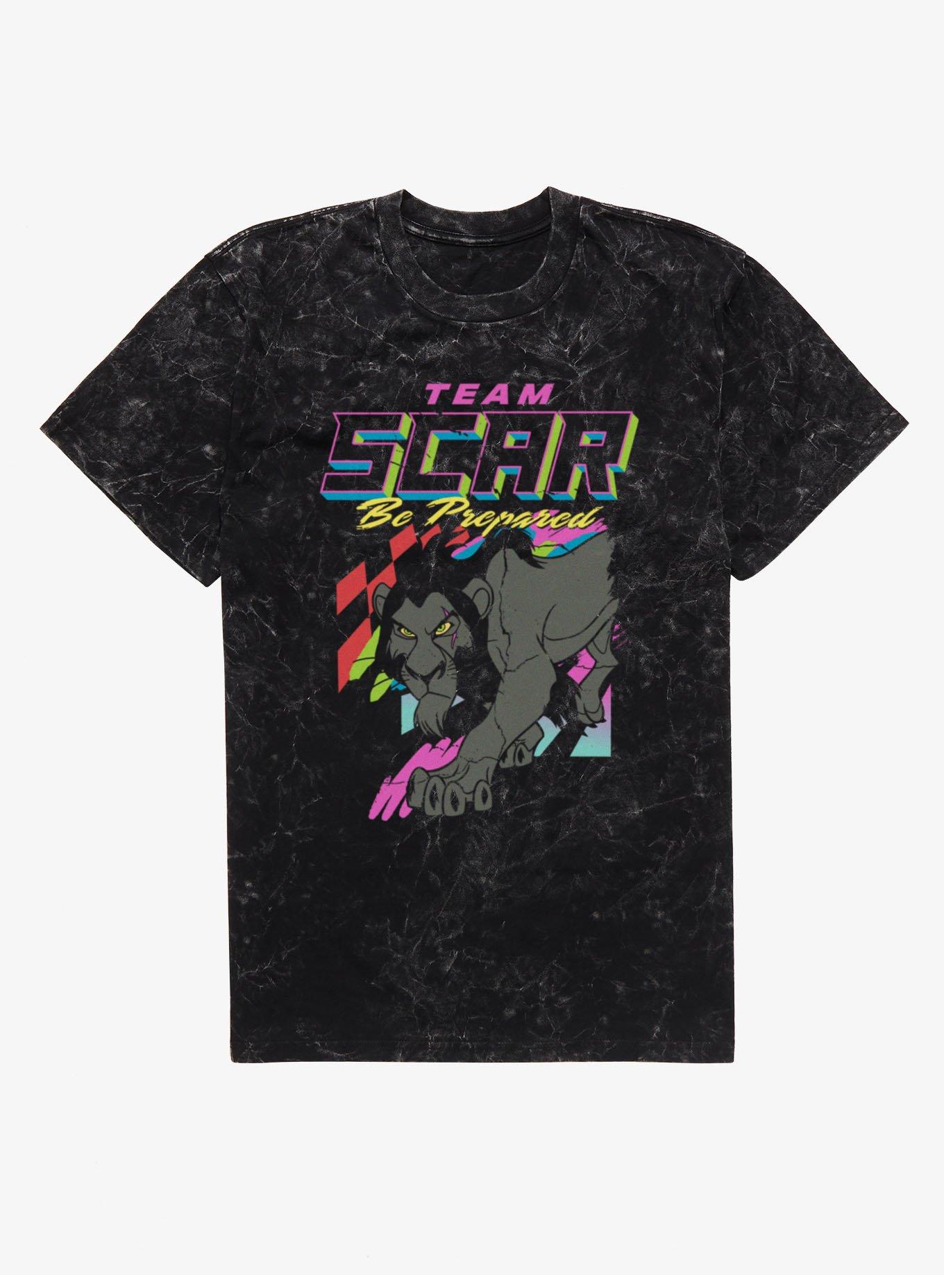 Disney The Lion King Team Scar Racing Be Prepared Mineral Wash T-Shirt, , hi-res
