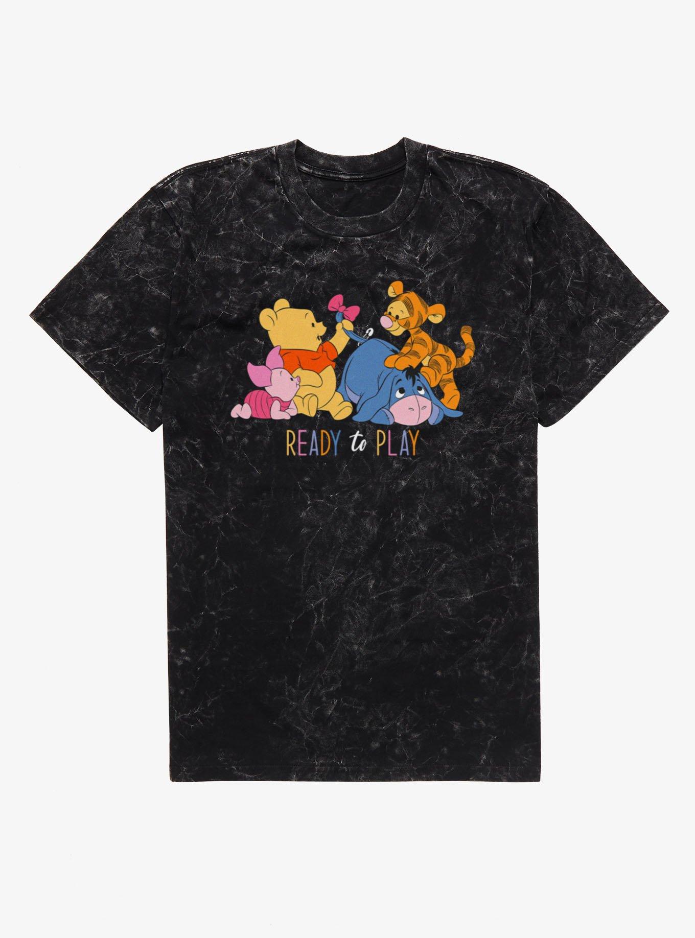 Disney Winnie The Pooh Cute  Ready To Play Mineral Wash T-Shirt, , hi-res