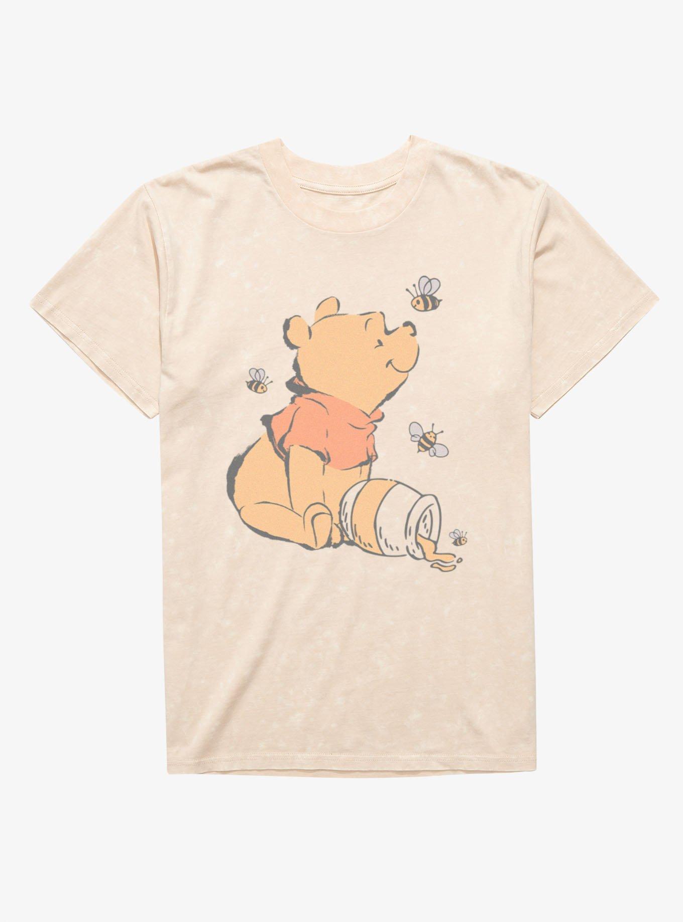 Disney Winnie The Pooh Honey Spills And Bumblebees Mineral Wash T-Shirt, , hi-res