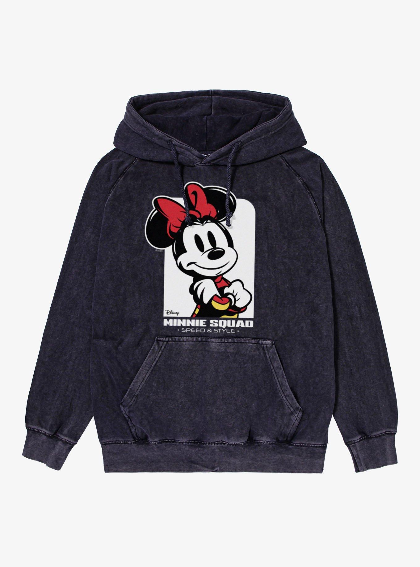 Disney Minnie Mouse Speed And Style Racing Vintage Mineral Washed Hoodie, , hi-res