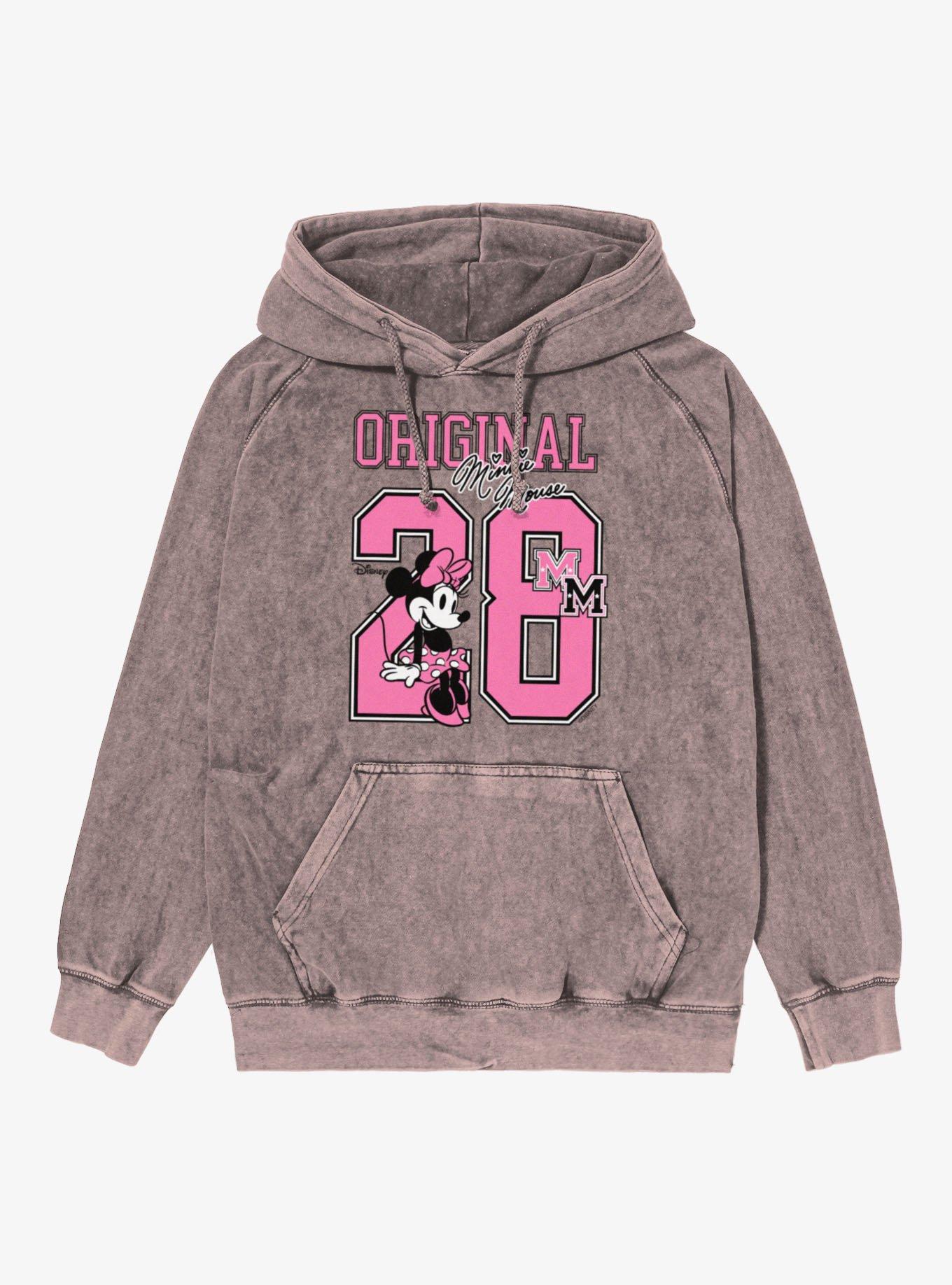 Disney Minnie Mouse Original 28 Vintage Mineral Washed Hoodie, , hi-res