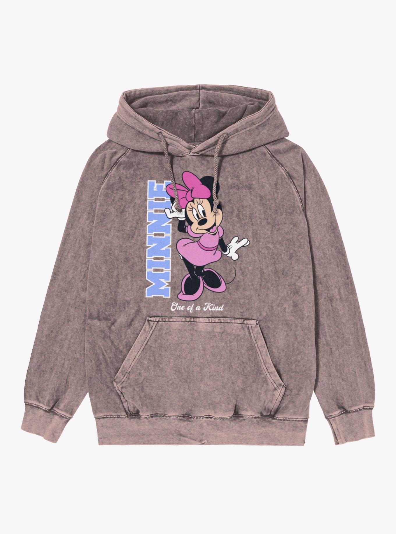Disney Minnie Mouse One Of A Kind Vintage Mineral Washed Hoodie, , hi-res