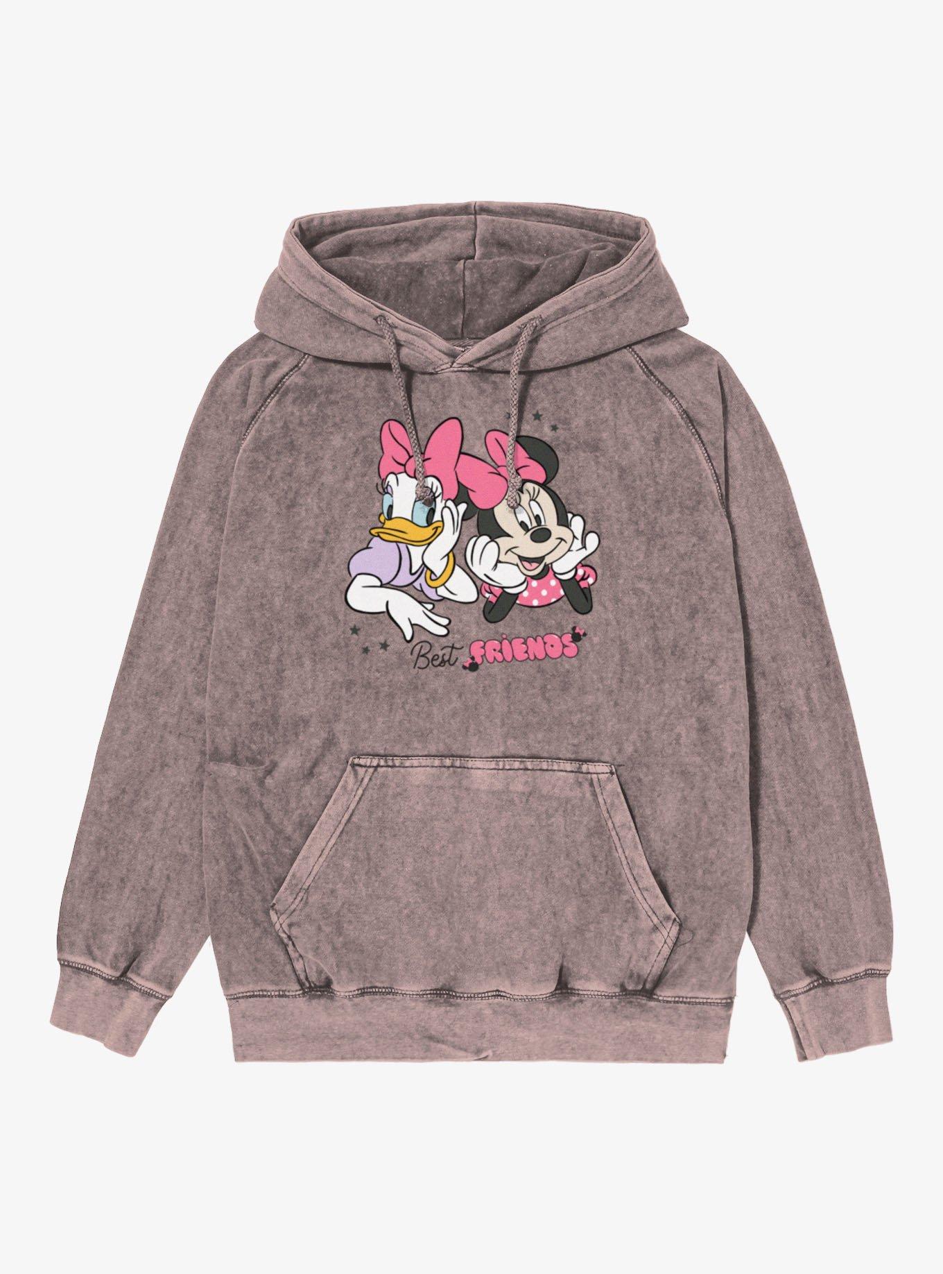 Disney Minnie Mouse Best Friends Daisy Vintage Mineral Washed Hoodie, , hi-res