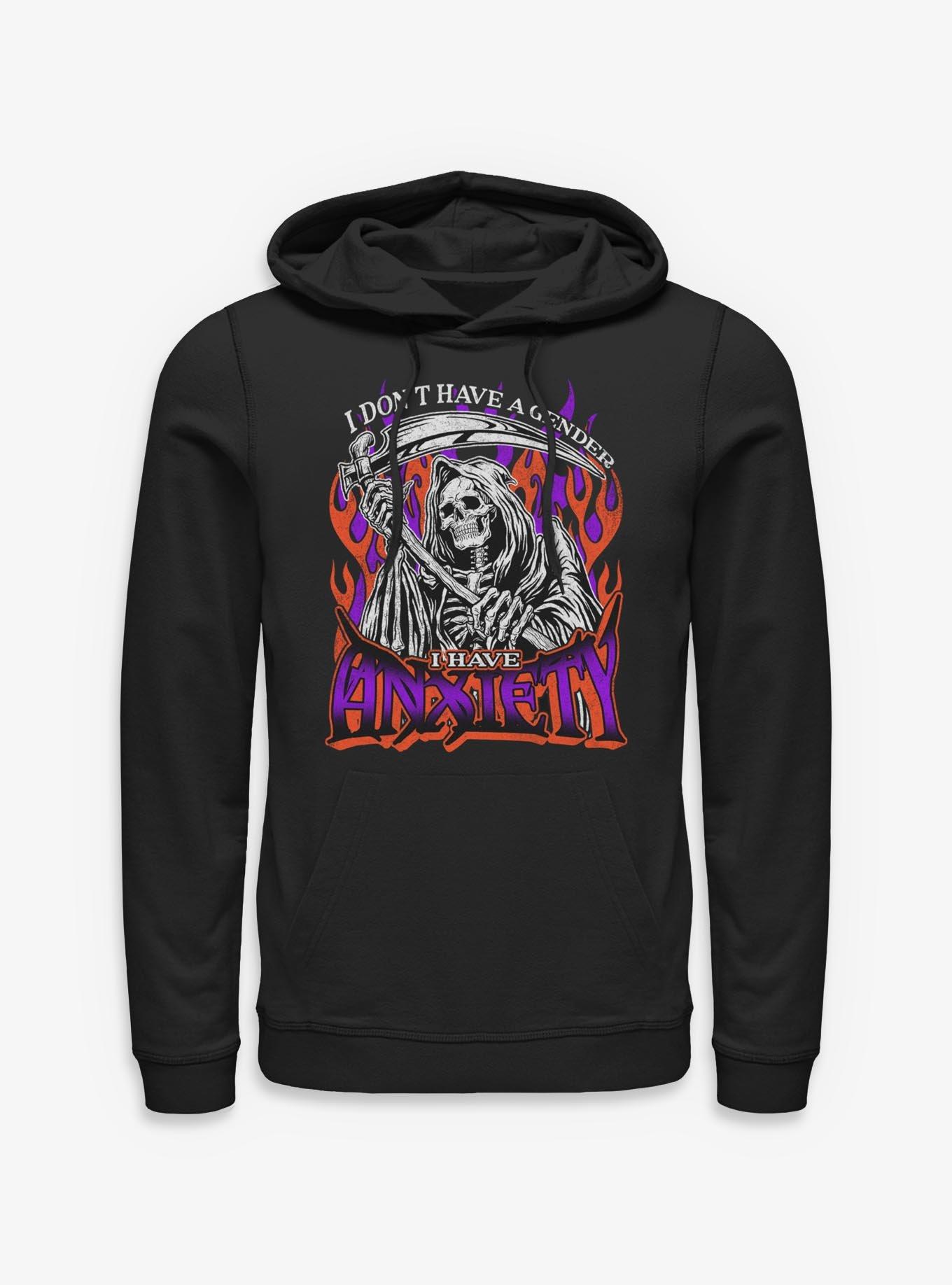I Don't Have A Gender I Have Anxiety Hoodie Hot Topic Exclusive, , hi-res