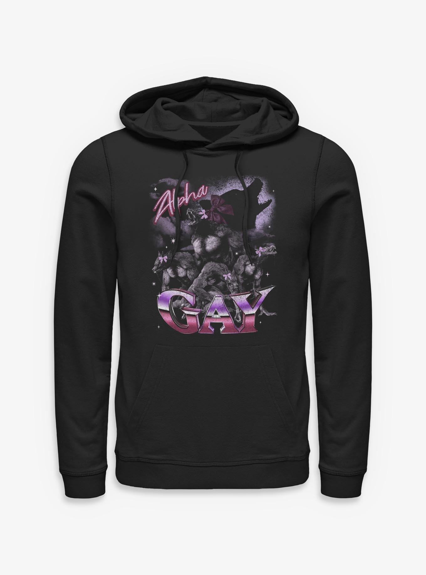 Alpha Gay Pride Hoodie Hot Topic Exclusive, , hi-res