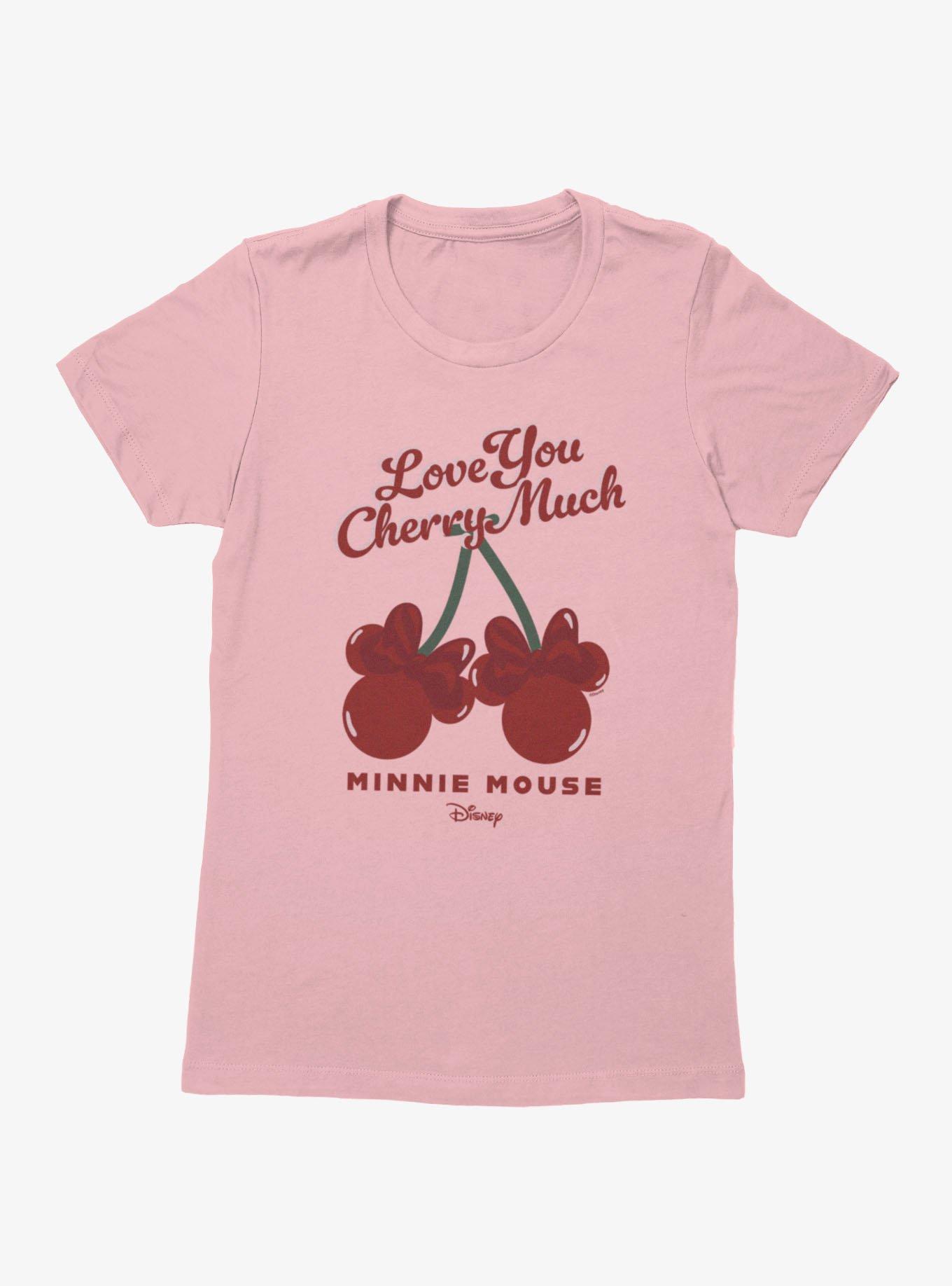 Disney Minnie Mouse Love You Cherry Much Womens T-Shirt, , hi-res