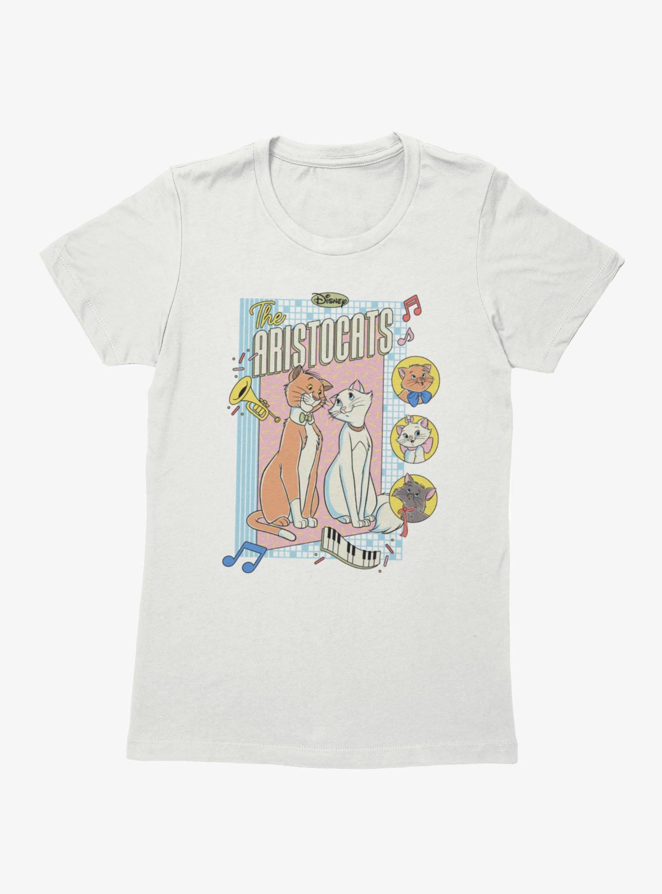 Disney The Aristocats Vintage Music Cover Womens T-Shirt, , hi-res