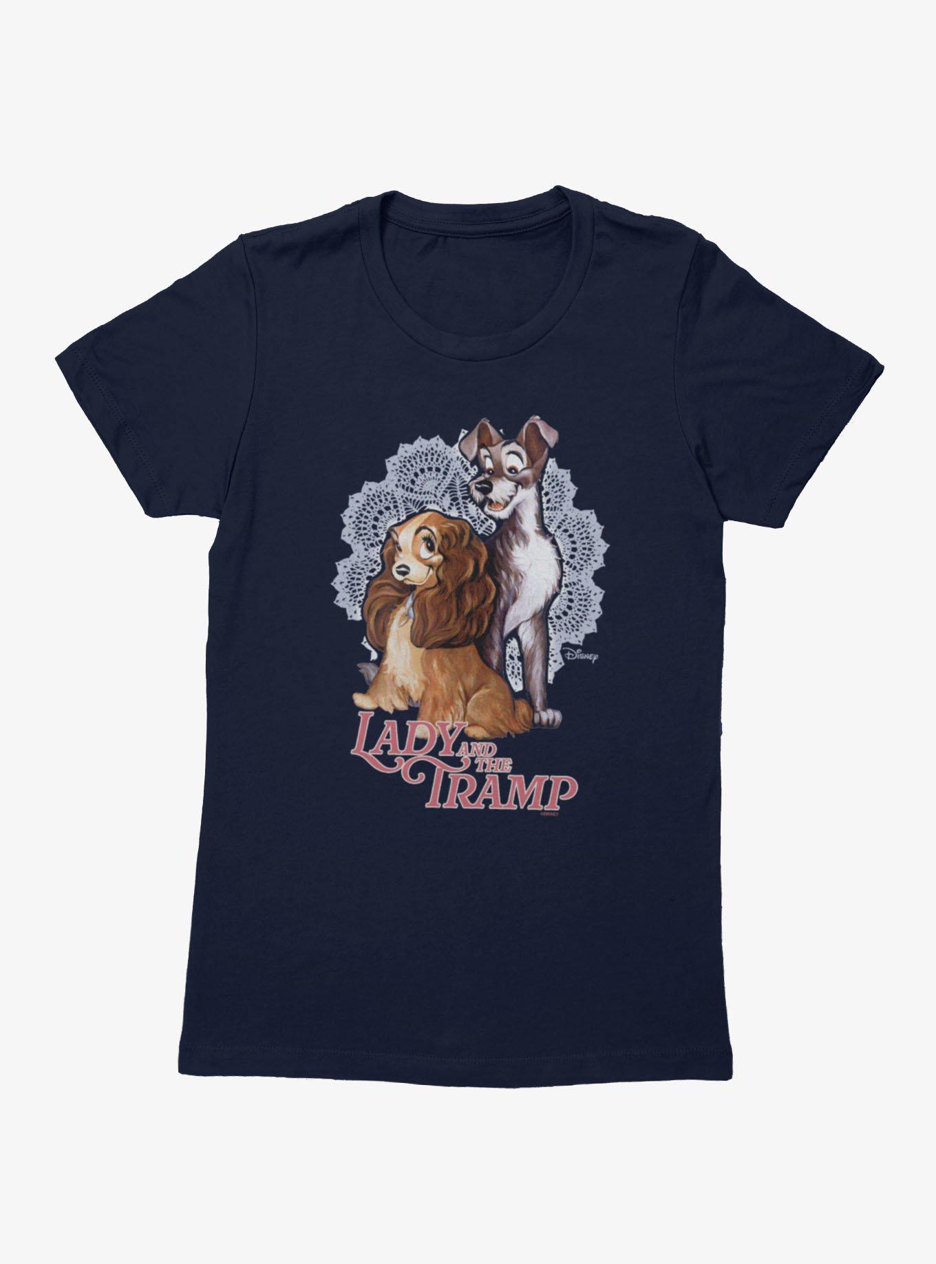 Disney Lady And The Tramp Doily Couple Womens T-Shirt, , hi-res