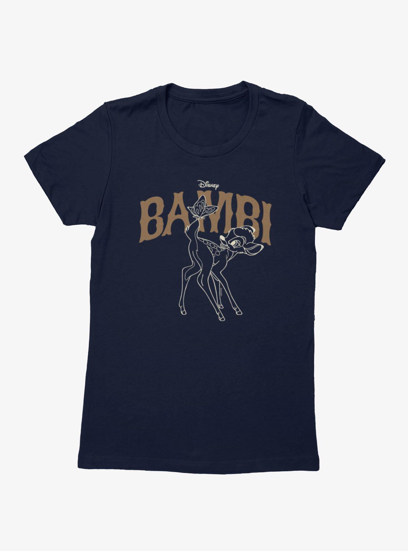 Disney Bambi Rustic Butterfly Outline Womens T-Shirt, , hi-res