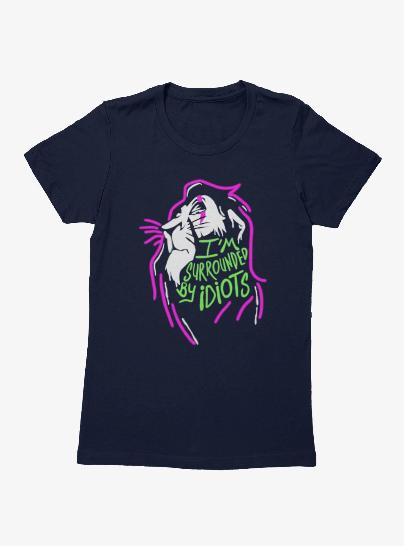 Disney The Lion King I'm Surrounded By Idiots Scar Womens T-Shirt, , hi-res