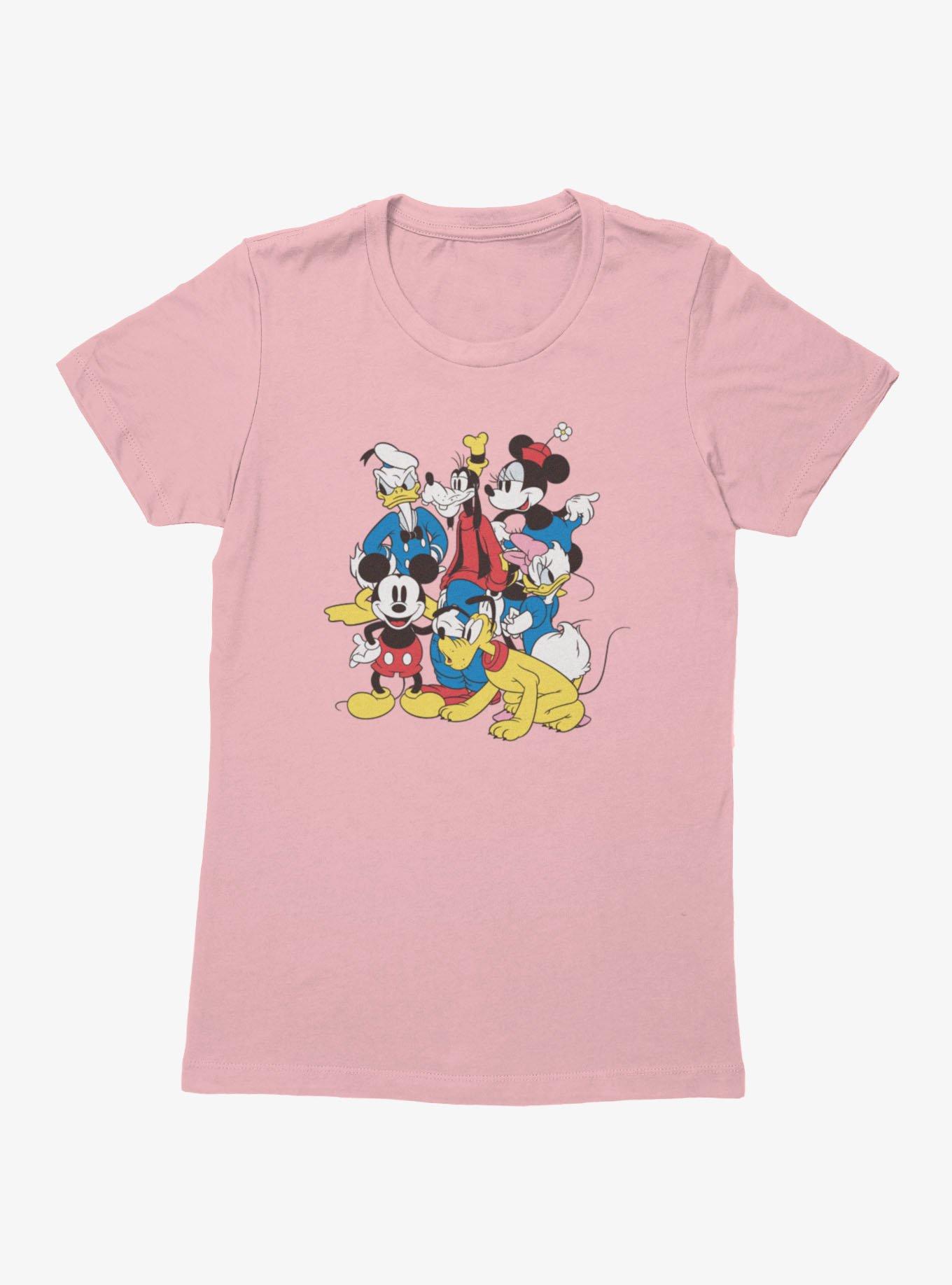 Disney Mickey Mouse & Friends Vintage Character Group Womens T-Shirt, , hi-res