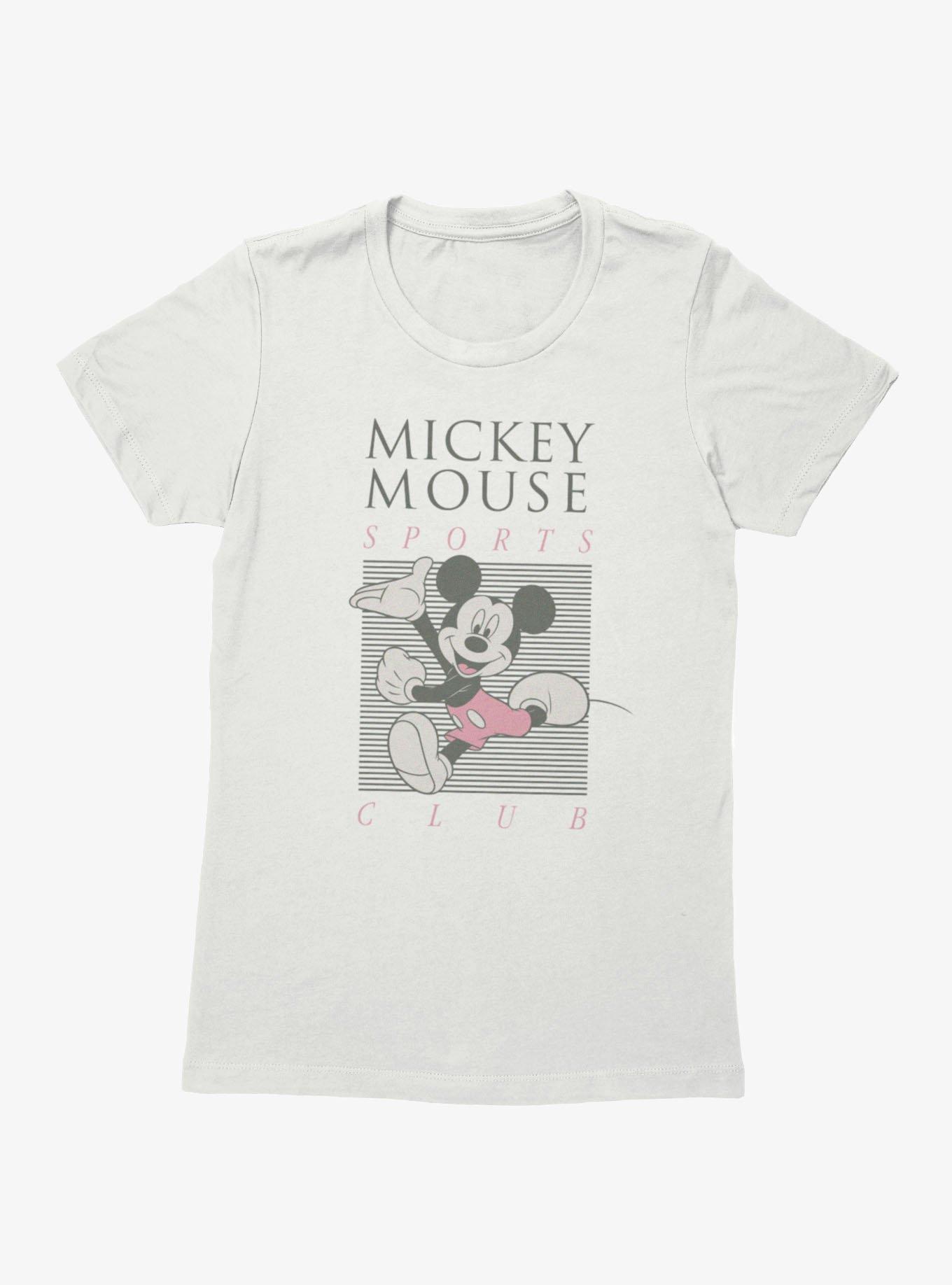 Disney Mickey Mouse Sports Club Lines Womens T-Shirt