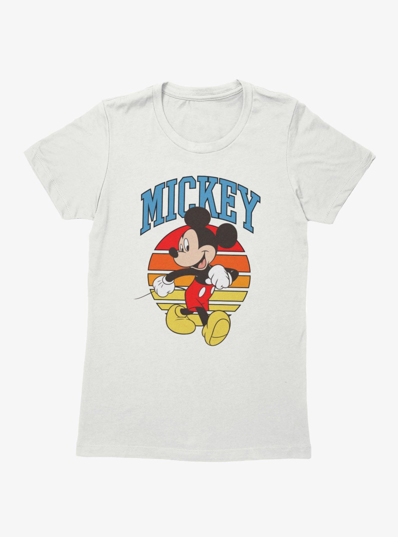Disney Mickey Mouse Sunrise Circle Womens T-Shirt
