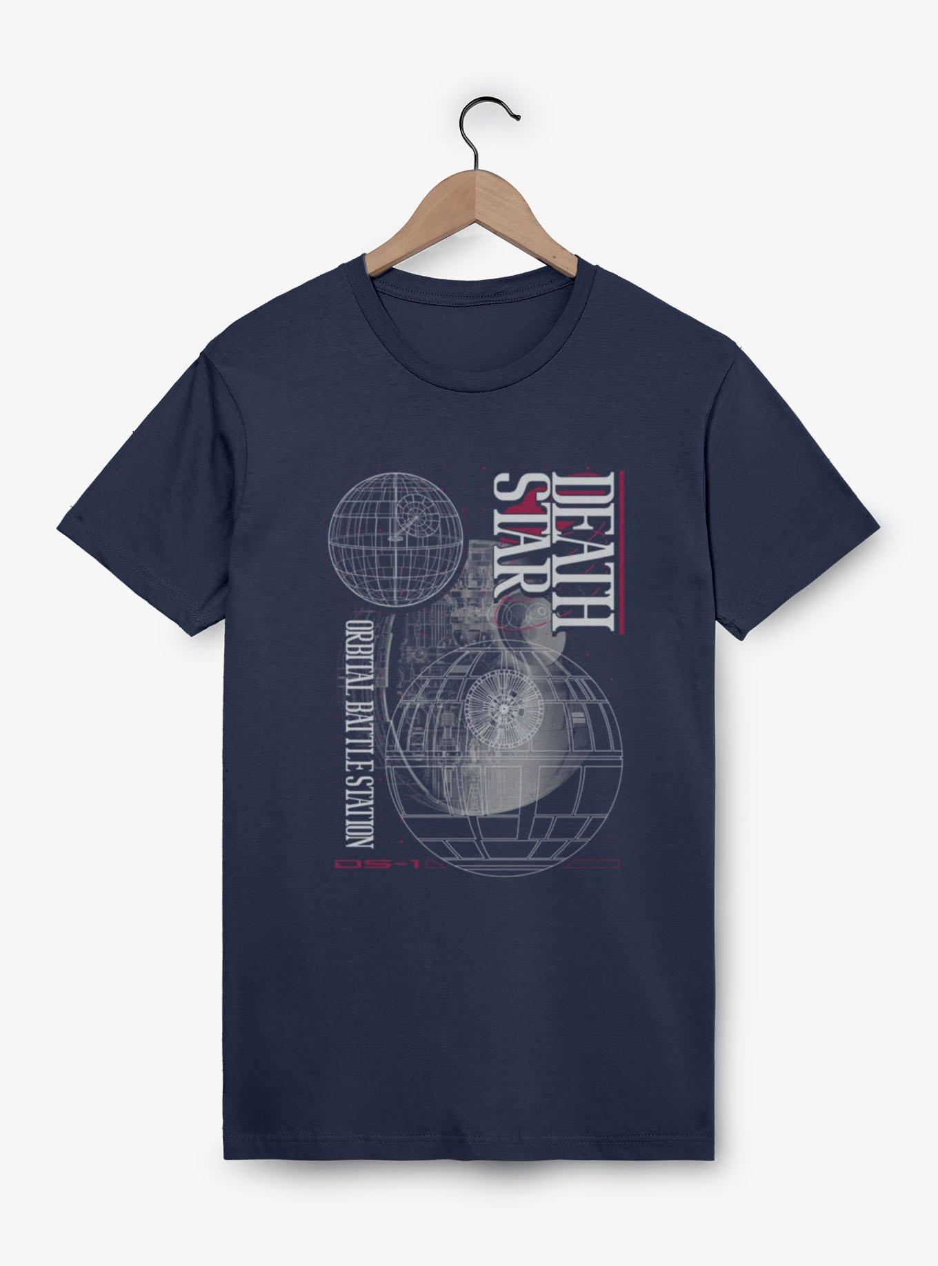 Star Wars DS-1 Death Star Schematic Layout T-Shirt, , hi-res