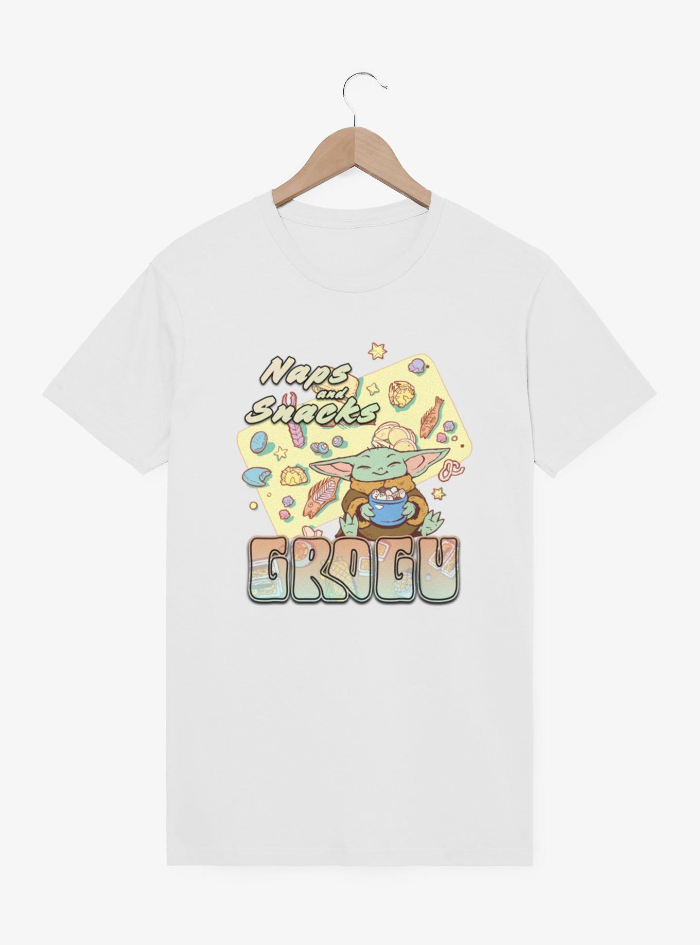 Star Wars The Mandalorian And Grogu Naps And Snacks The Child T-Shirt, , hi-res