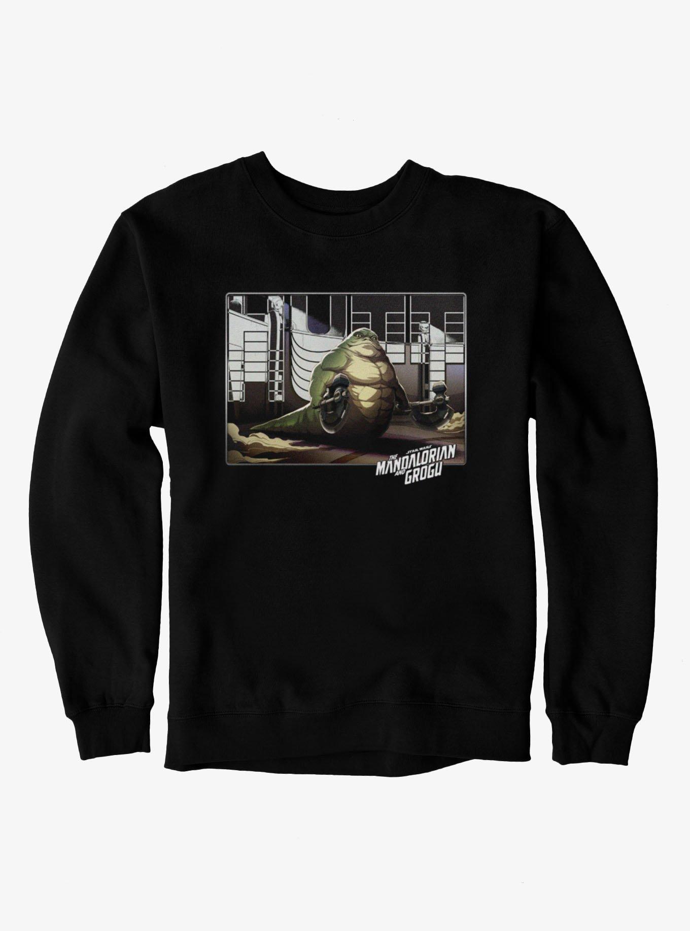 Star Wars The Mandalorian And Grogu Rotta Hutt To Battle Sweatshirt