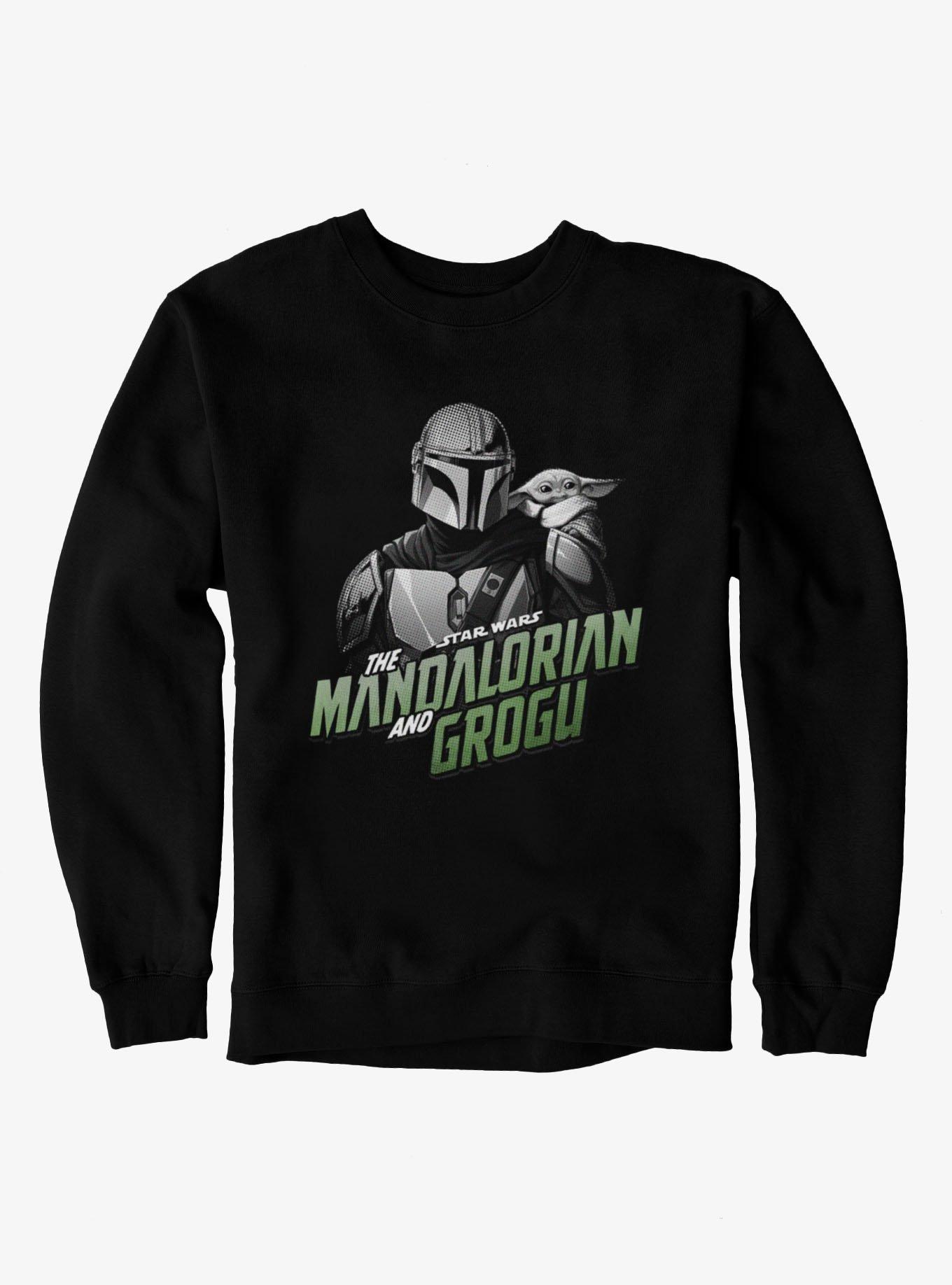 Star Wars The Mandalorian And Grogu Title Logo Sweatshirt, , hi-res