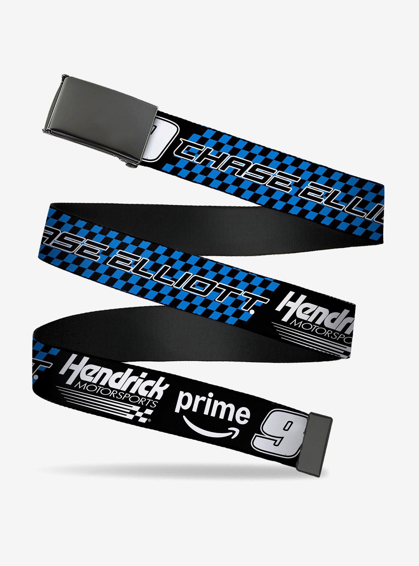 Hendrick Motorsports Chase Elliott #9 Prime Logo Clamp Buckle Belt, , hi-res