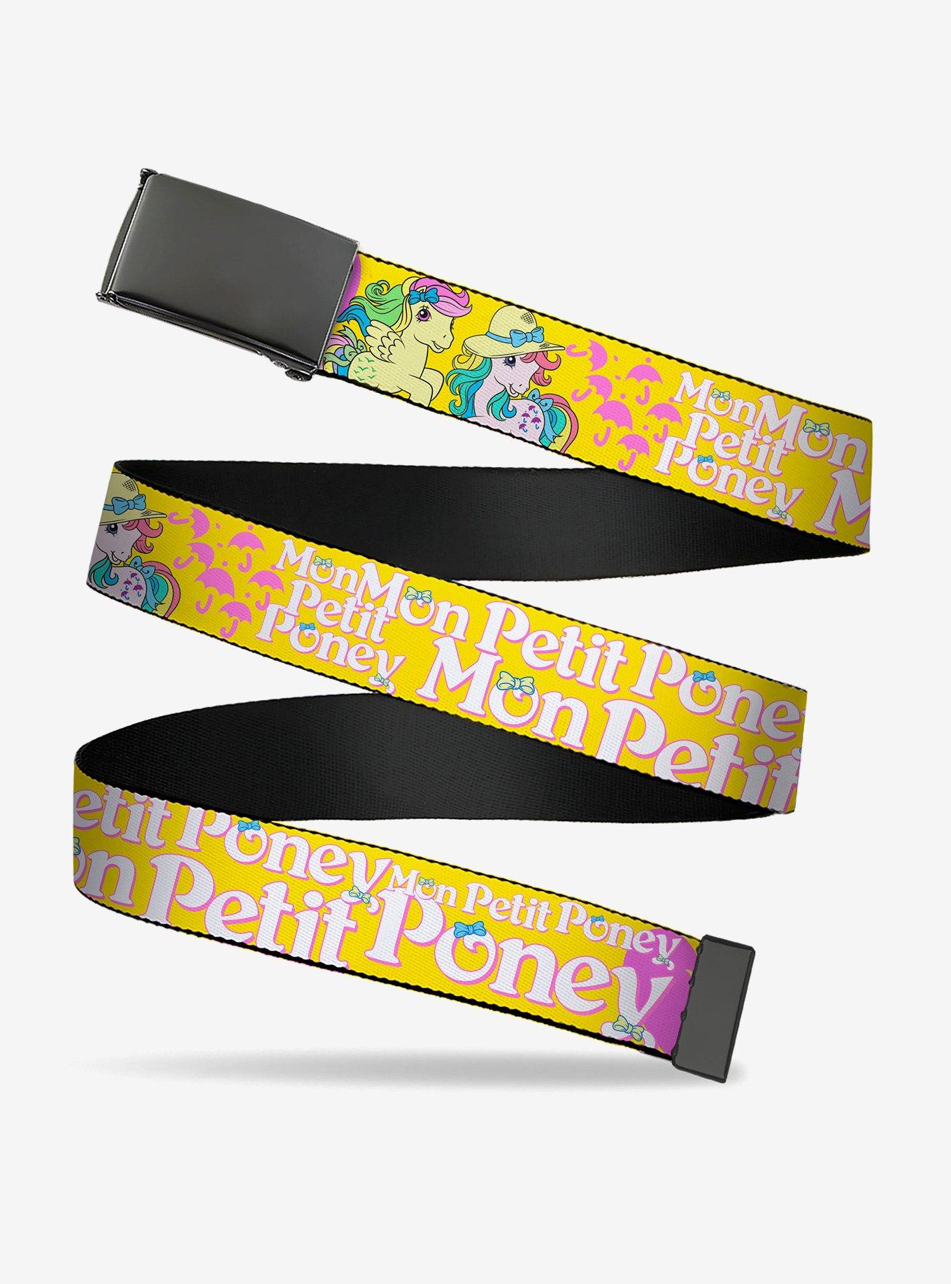 My Little Pony Mon Petit Poney Two Ponies and Cutie Marks Clamp Buckle Belt, , hi-res