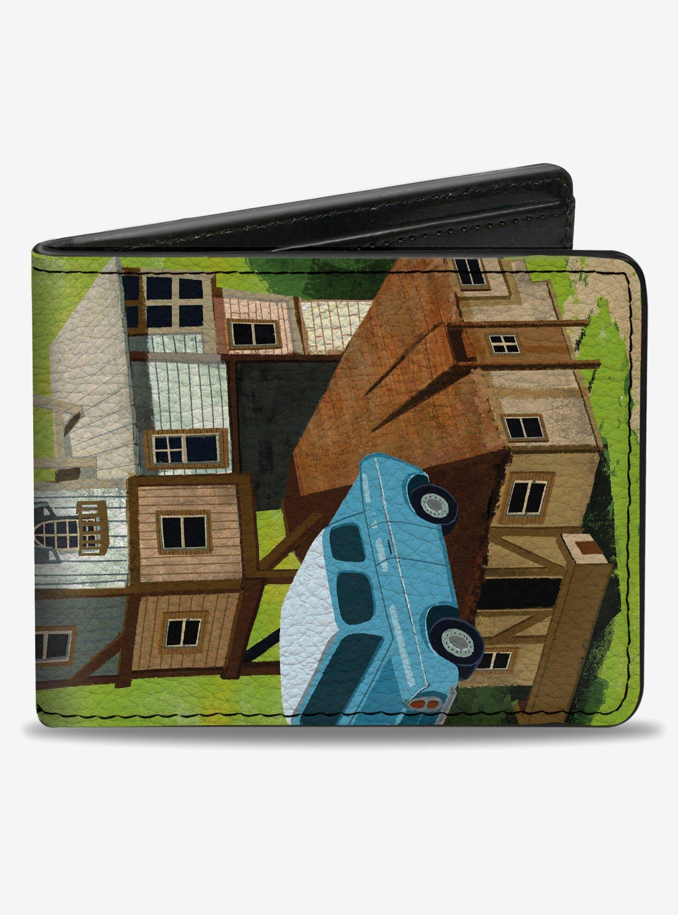 Harry Potter the Burrow Weasley Family Home Scene Bifold Wallet, , hi-res