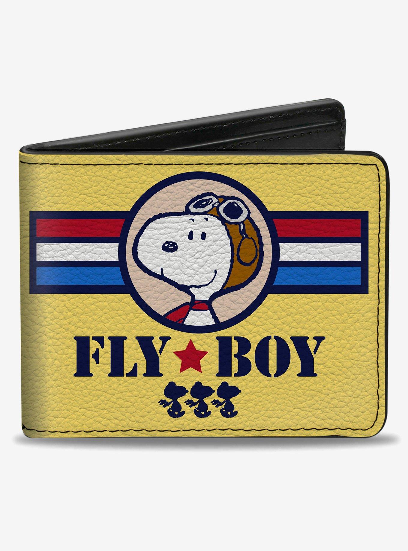 Peanuts Snoopy Fly Boy top Dog Flying Ace Bifold Wallet, , hi-res