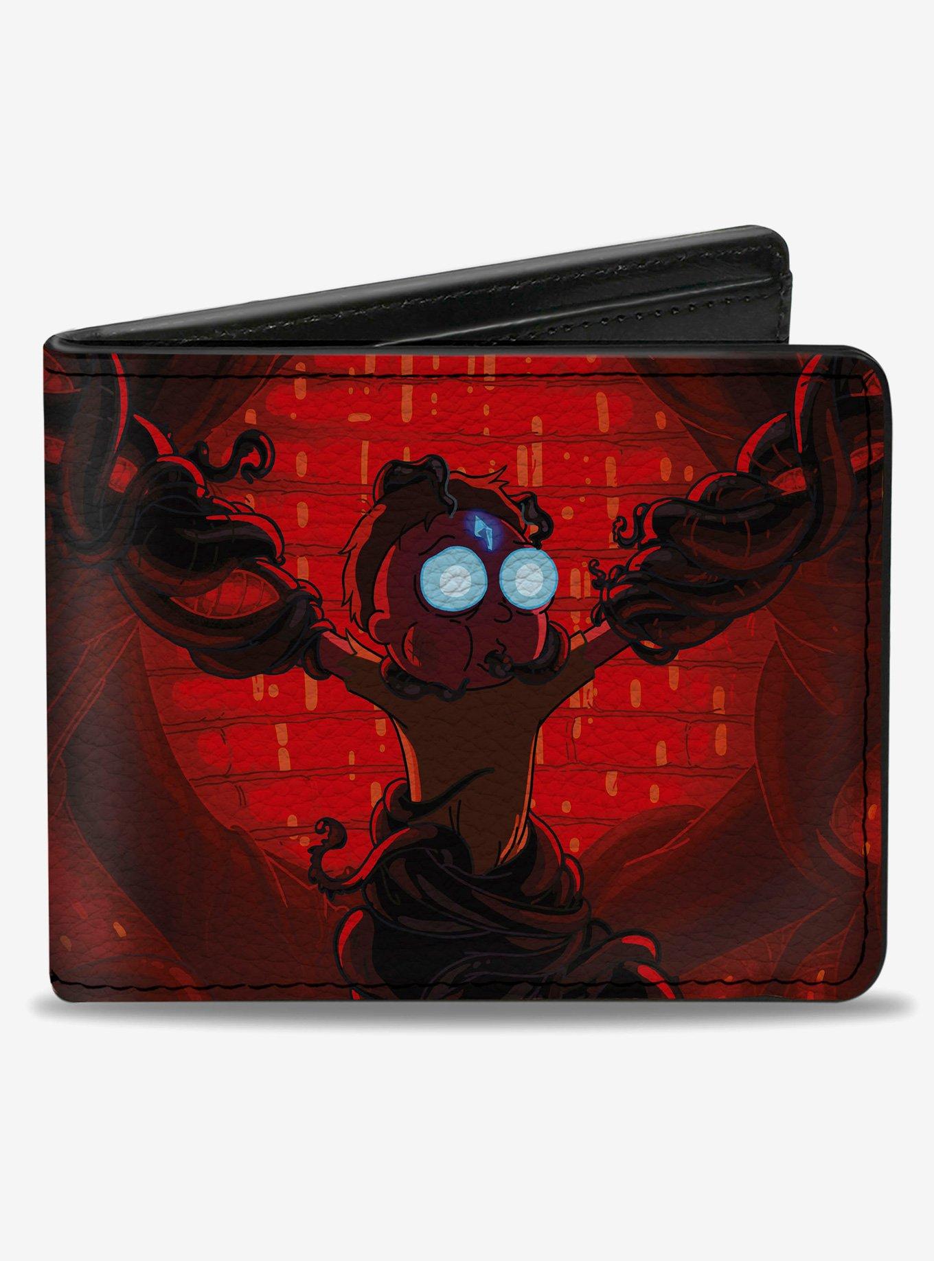 Rick and Morty Ferrofluid Death Crystals Scene Bifold Wallet, , hi-res
