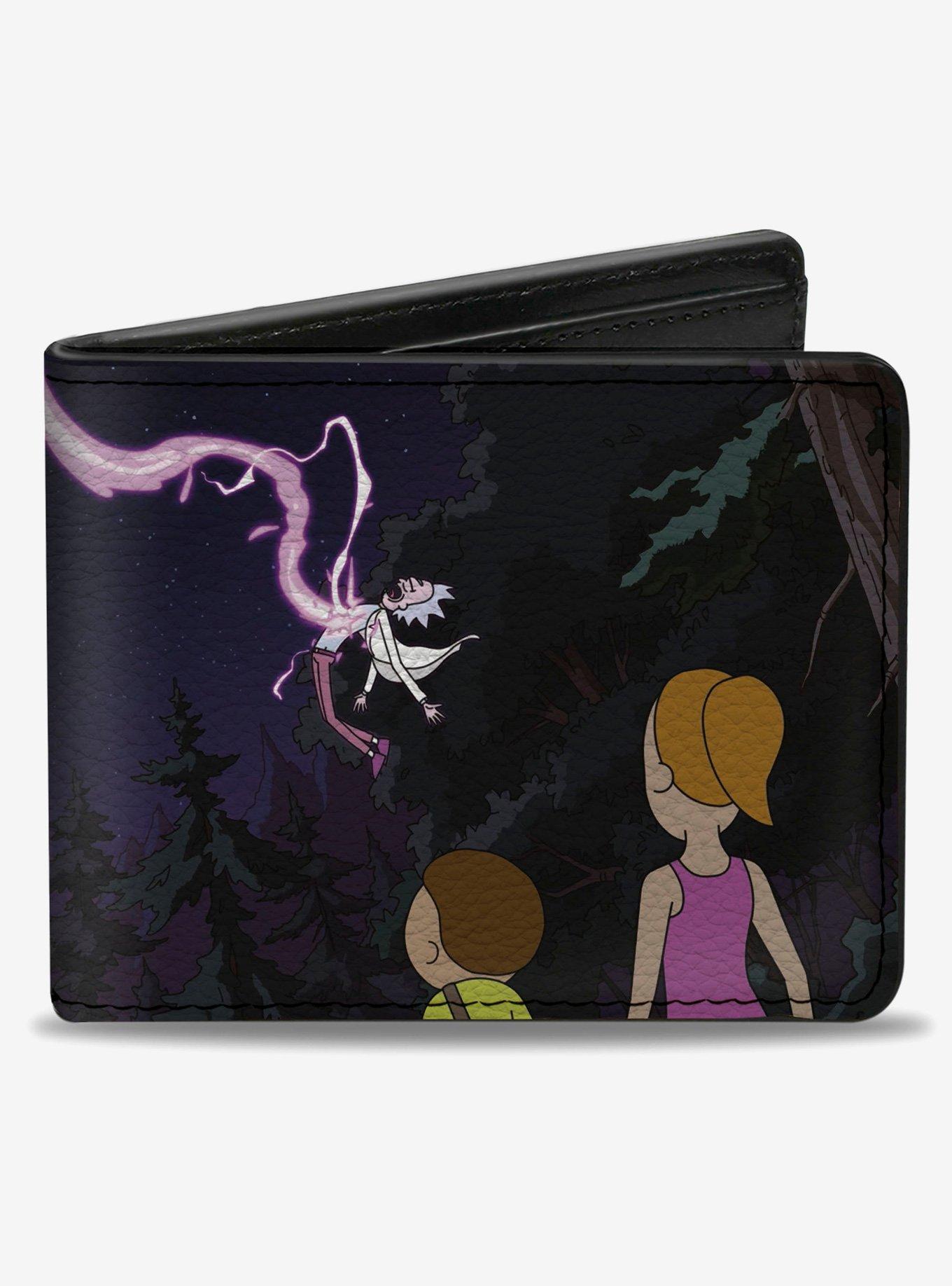Rick and Morty Balthromaw Dragon World Woods Scene Bifold Wallet, , hi-res