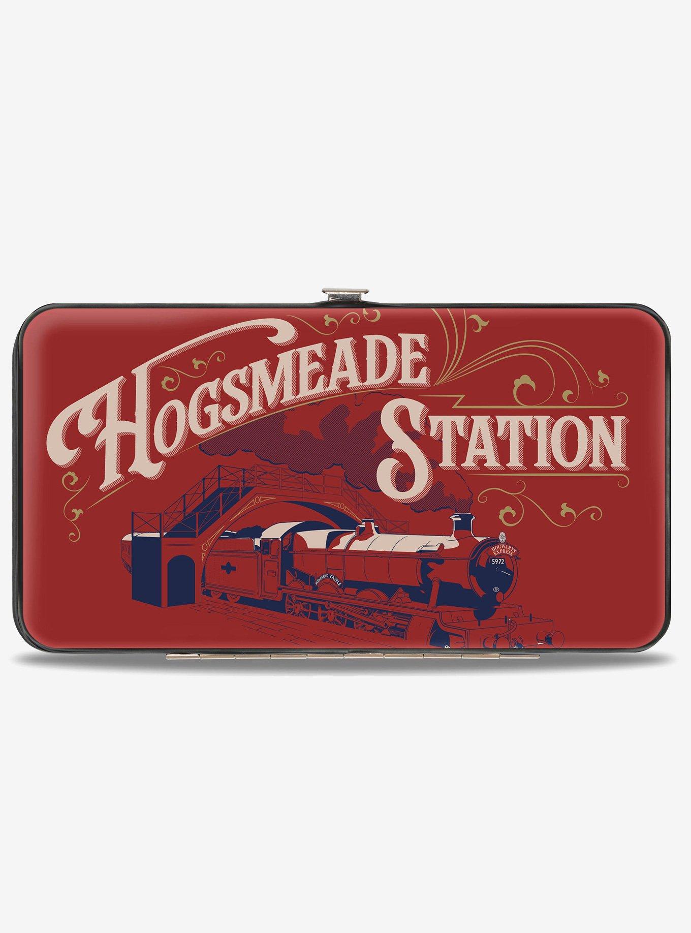 Harry Potter Hogsmeade Station Train Beige Hinged Wallet
