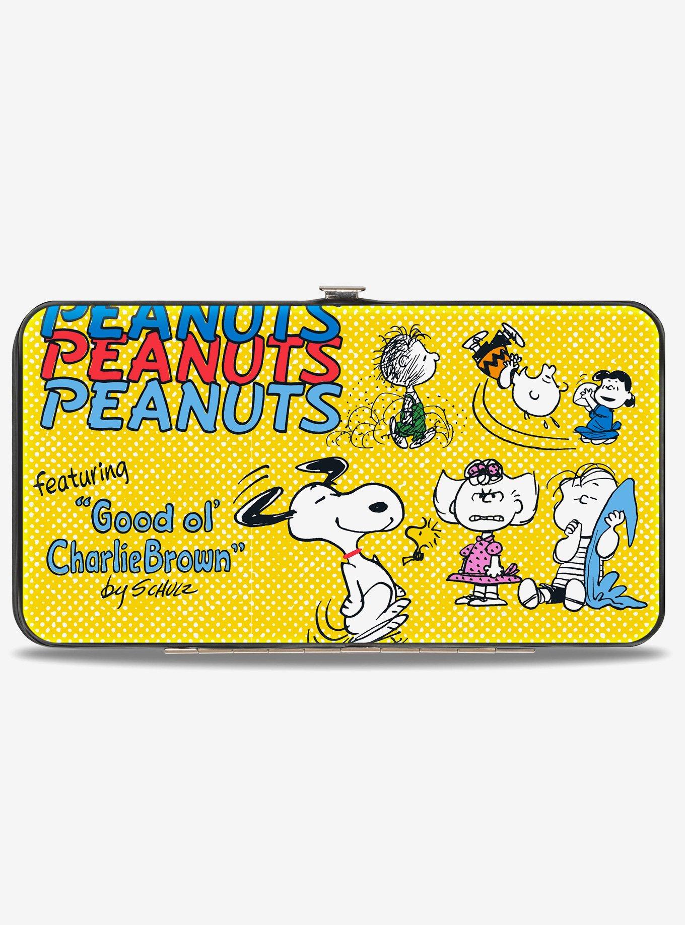 Peanuts Gang Featuring Good Ol Charlie Brown Pose Hinged Wallet